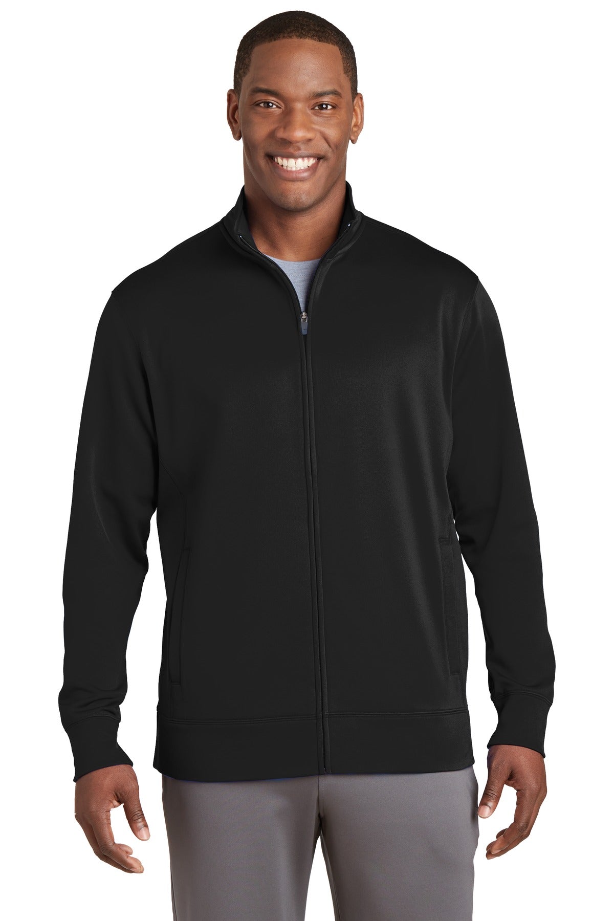 Custom Embroidered - Sport-Tek® Sport-Wick® Fleece Full-Zip Jacket. ST241