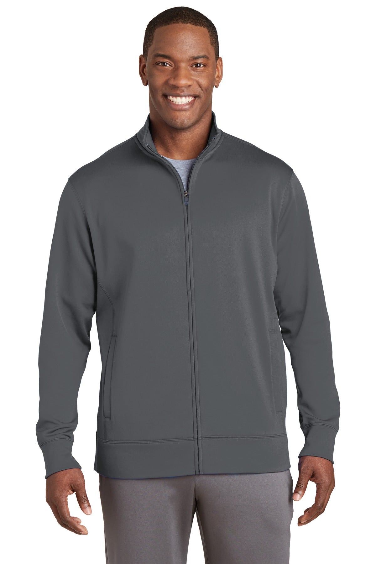 Custom Embroidered - Sport-Tek® Sport-Wick® Fleece Full-Zip Jacket. ST241