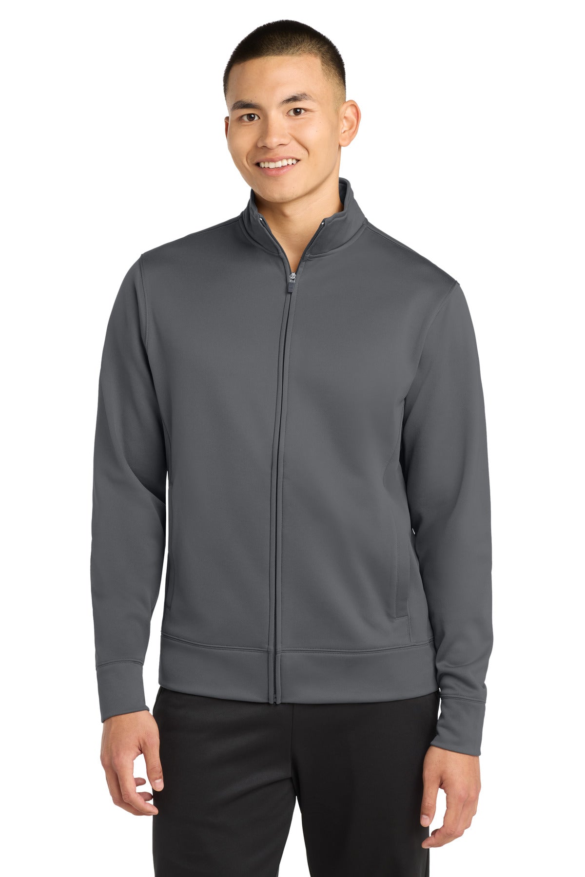Custom Embroidery or DTF Print - Sport-Tek ® Sport-Wick ® Fleece Full-Zip Jacket. ST241