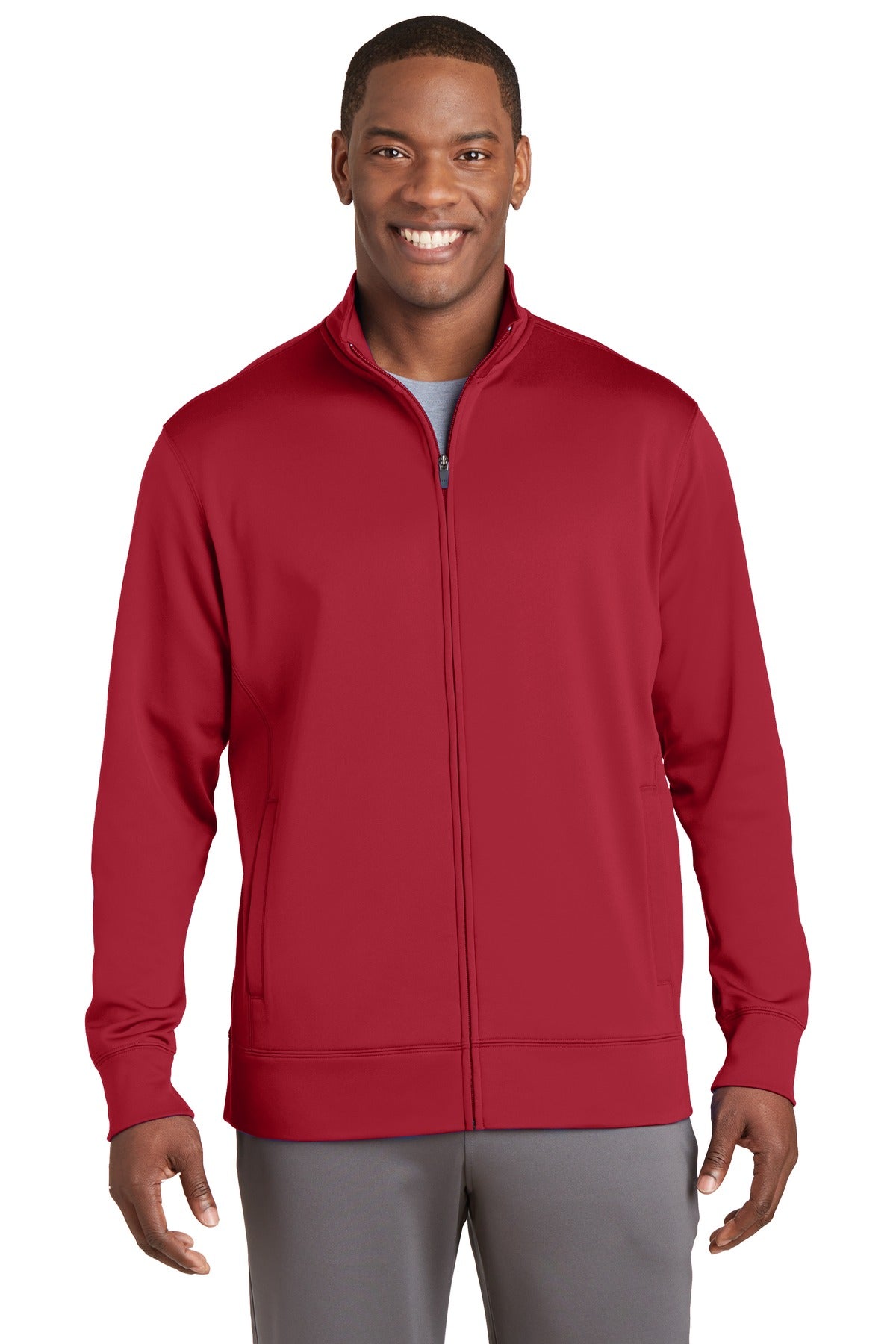 Custom Embroidered - Sport-Tek® Sport-Wick® Fleece Full-Zip Jacket. ST241