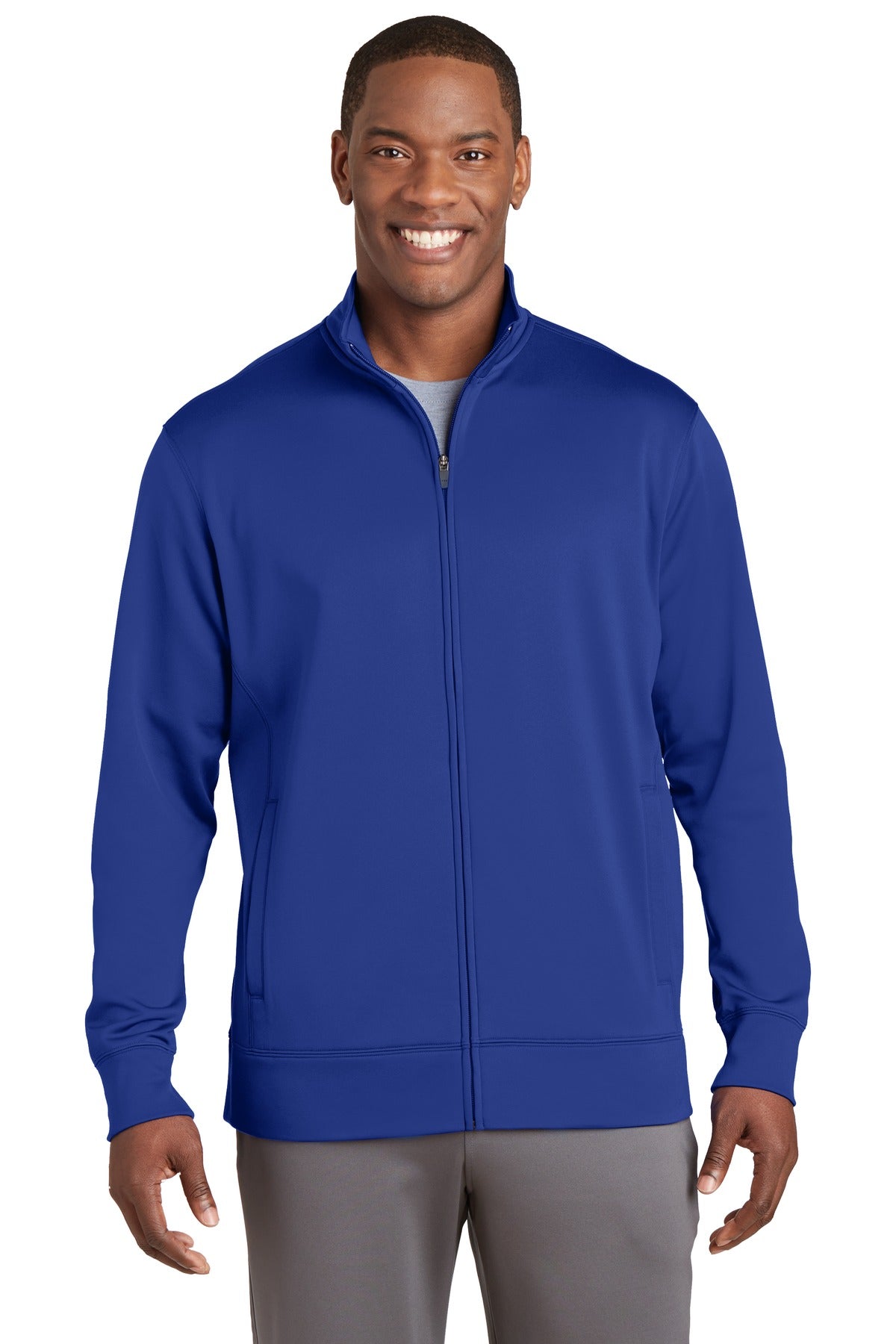 Custom Embroidered - Sport-Tek® Sport-Wick® Fleece Full-Zip Jacket. ST241