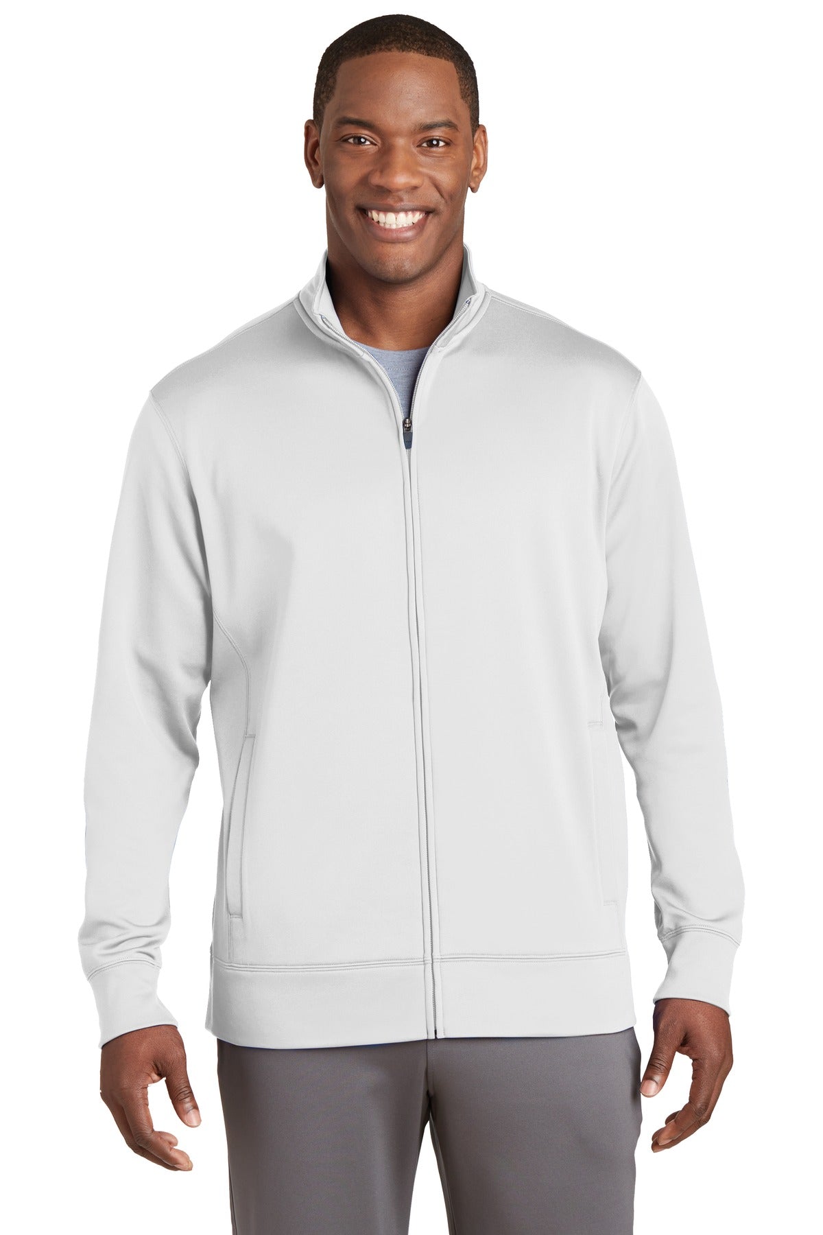 Custom Embroidered - Sport-Tek® Sport-Wick® Fleece Full-Zip Jacket. ST241