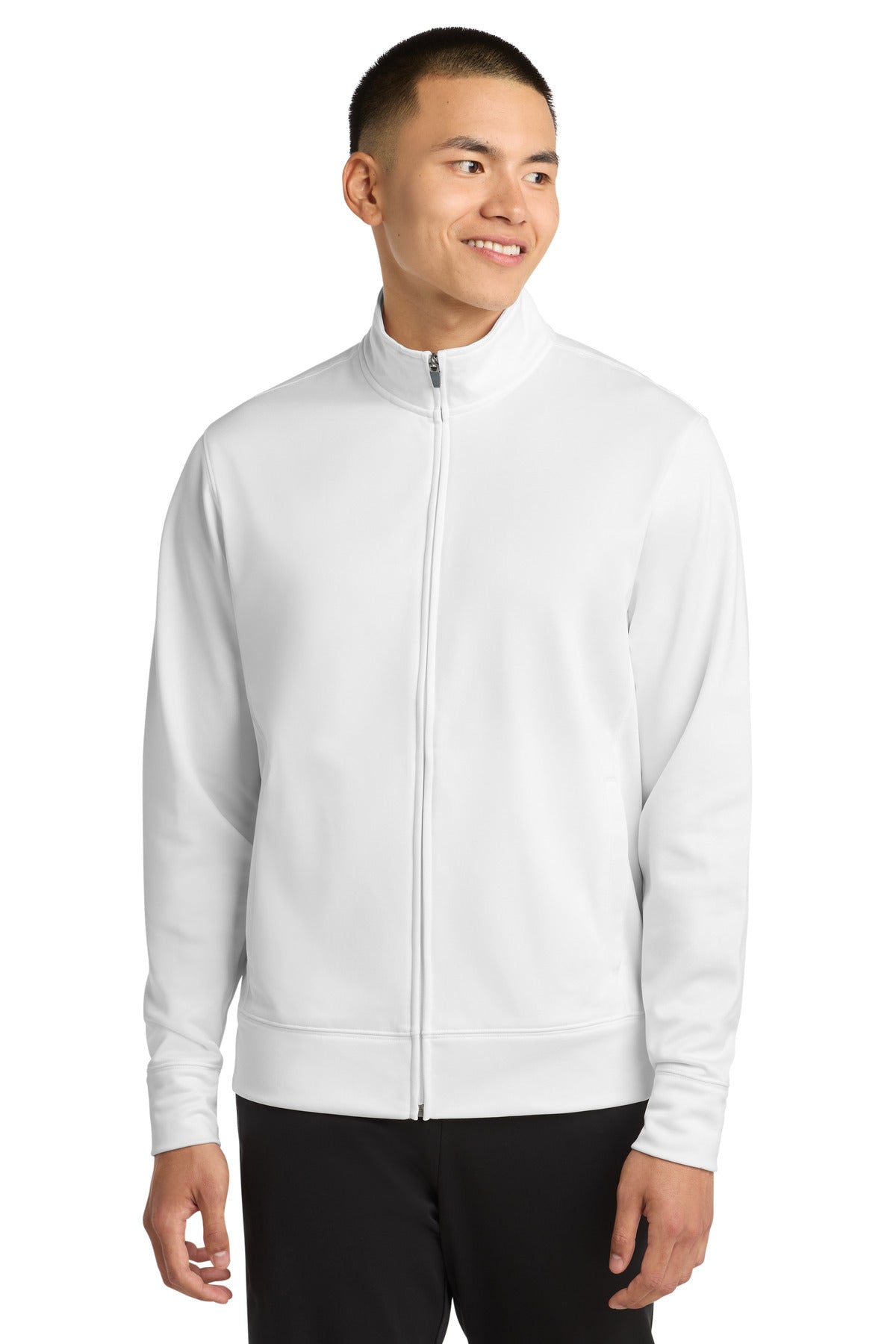 Custom Embroidery or DTF Print - Sport-Tek ® Sport-Wick ® Fleece Full-Zip Jacket. ST241