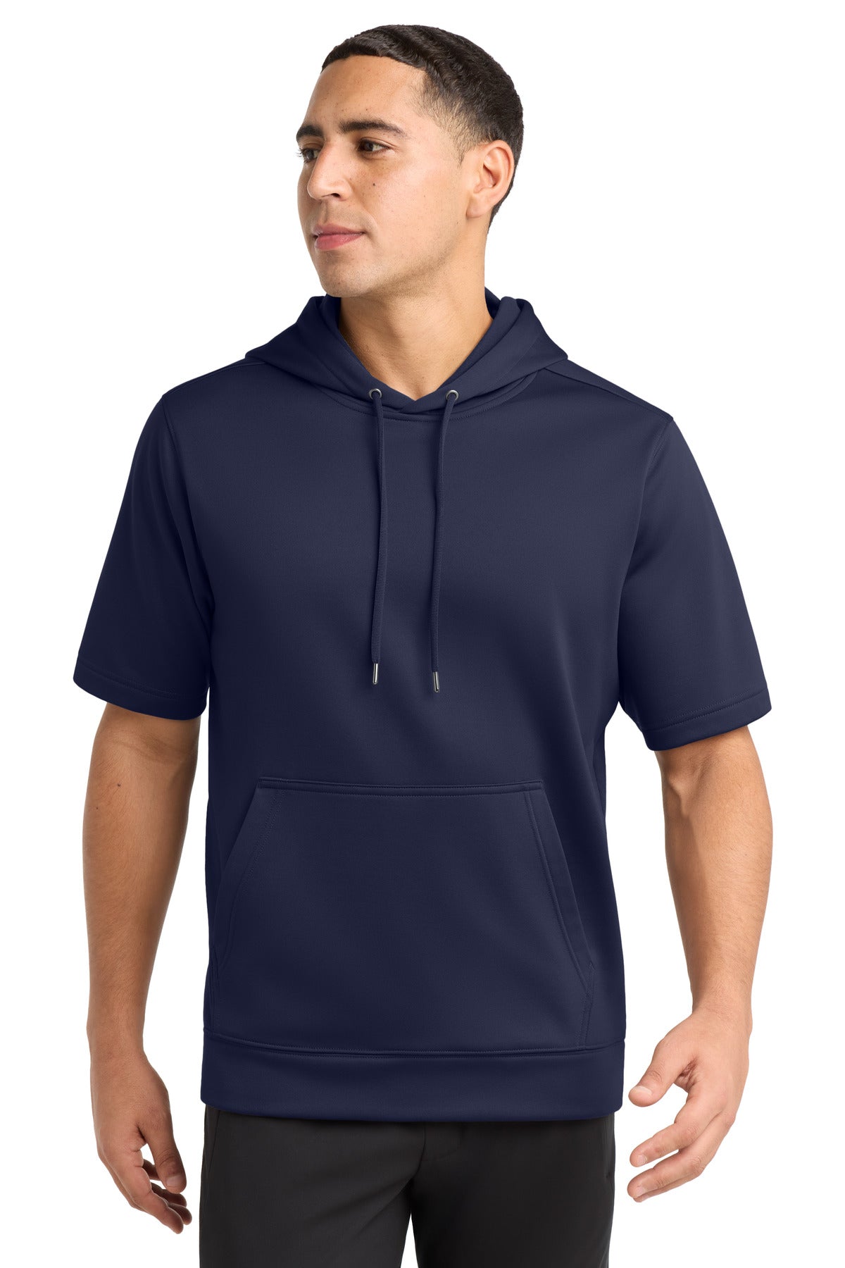 Custom Embroidery or DTF Print - Sport-Tek ® Sport-Wick ® Fleece Short Sleeve Hooded Pullover. ST251