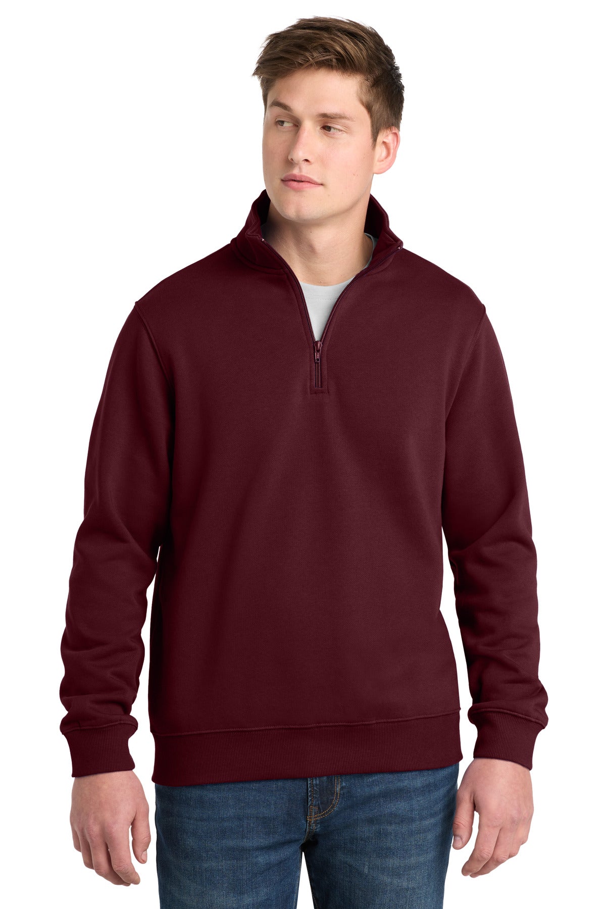 Custom Embroidered or DTF Print on Sport-Tek ® 1/4-Zip Sweatshirt. ST253