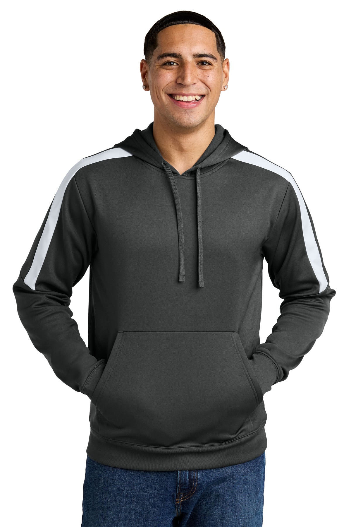 Custom Embroidery or DTF Print - Sport-Tek ® Sport-Wick ® Fleece United Pullover Hoodie ST255