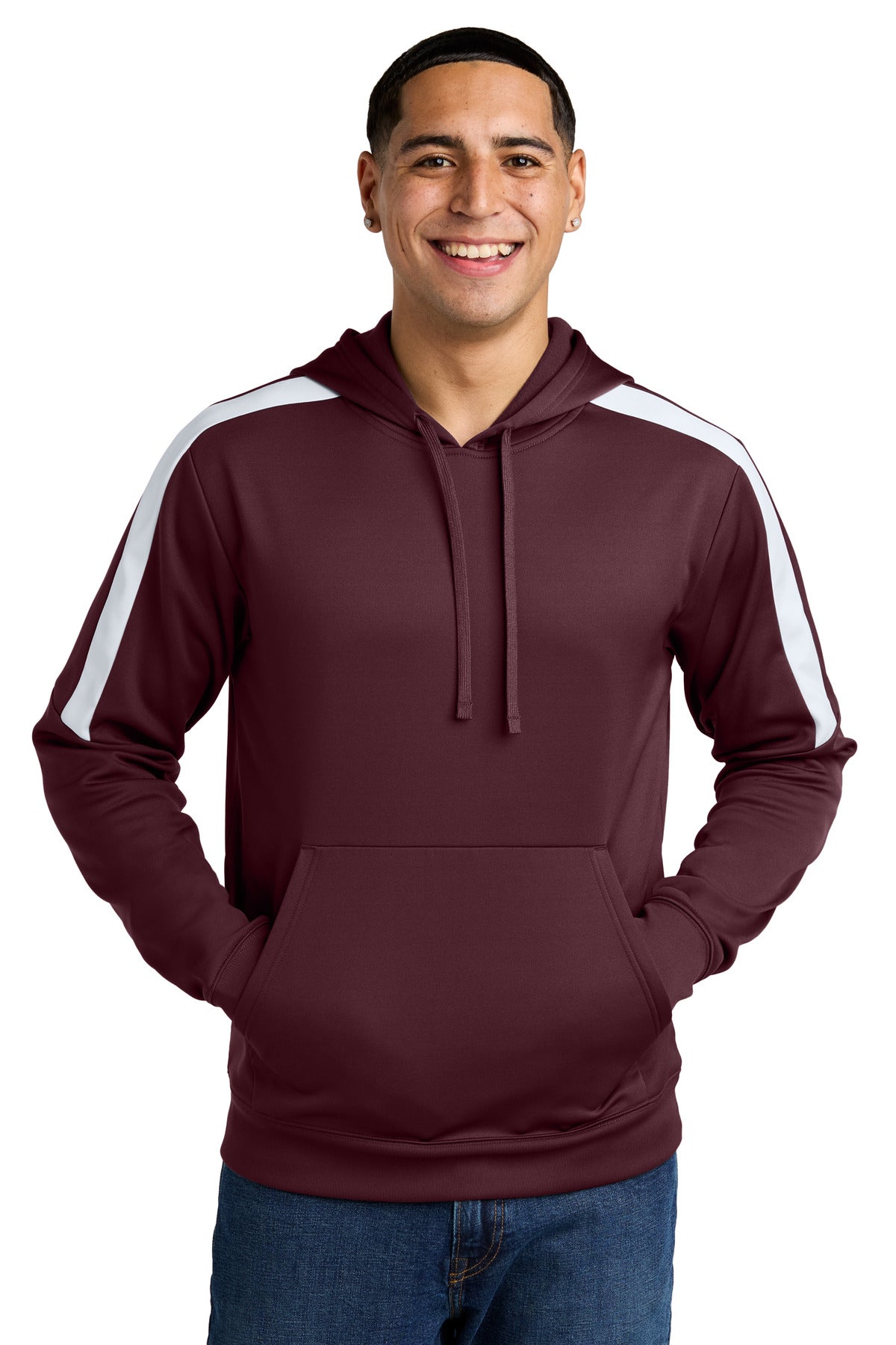 Custom Embroidery or DTF Print - Sport-Tek ® Sport-Wick ® Fleece United Pullover Hoodie ST255