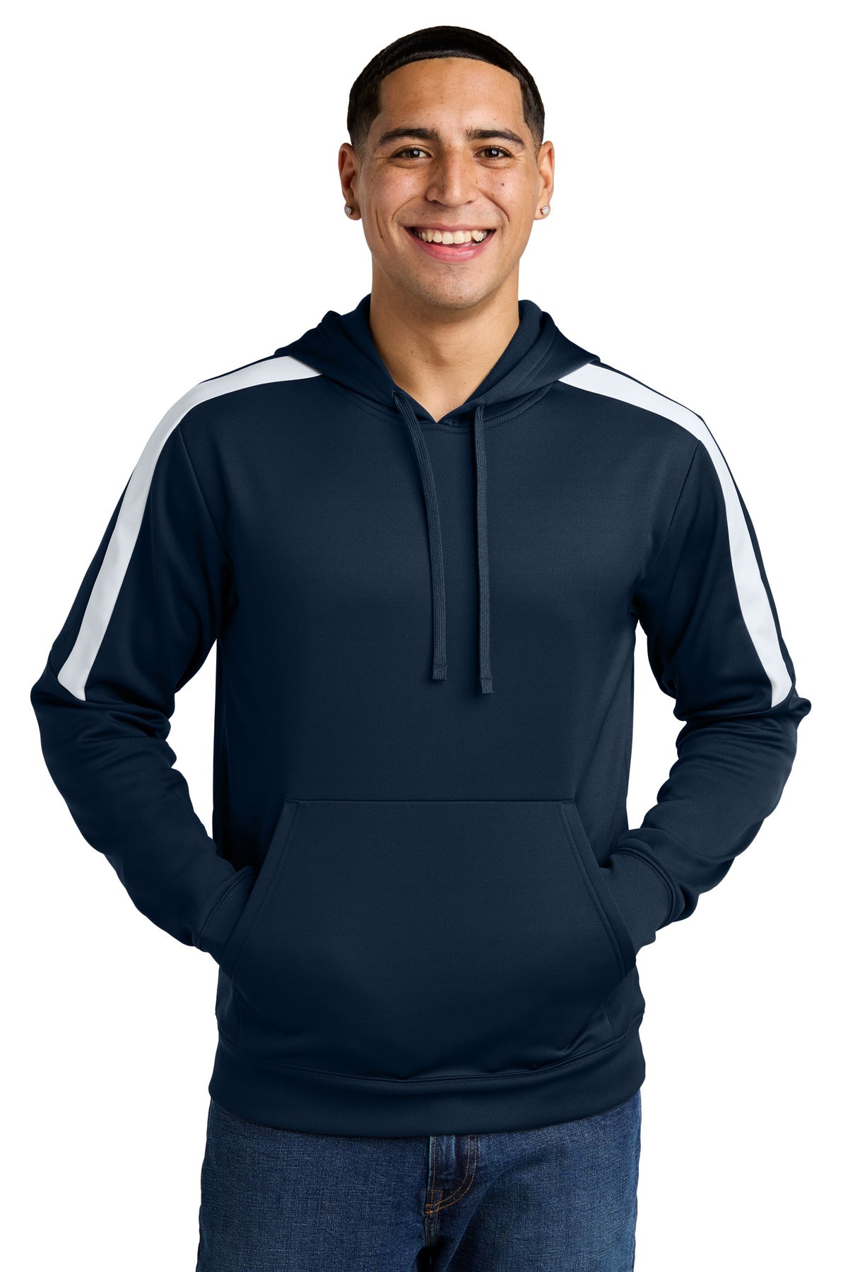 Custom Embroidery or DTF Print - Sport-Tek ® Sport-Wick ® Fleece United Pullover Hoodie ST255