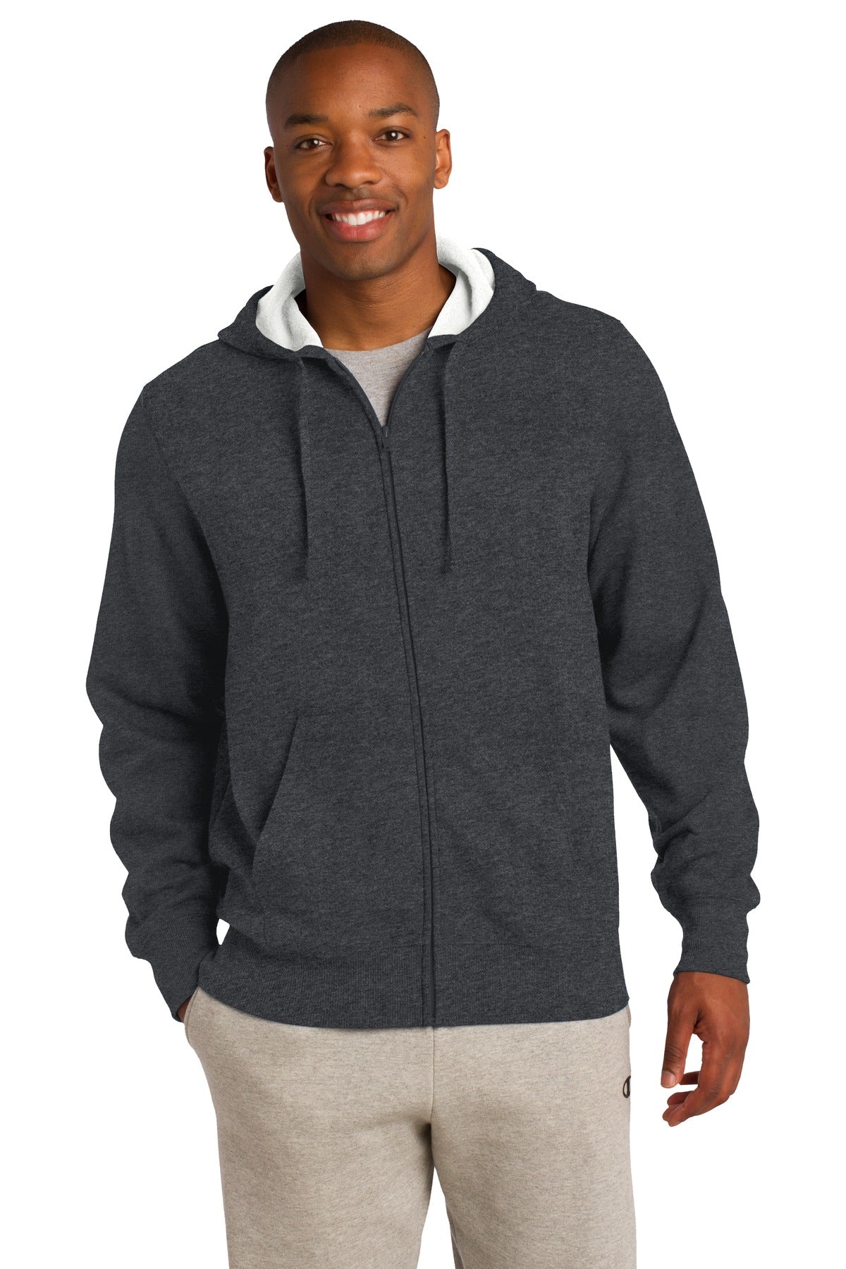Custom Embroidered - Sport-Tek® Full-Zip Hooded Sweatshirt. ST258