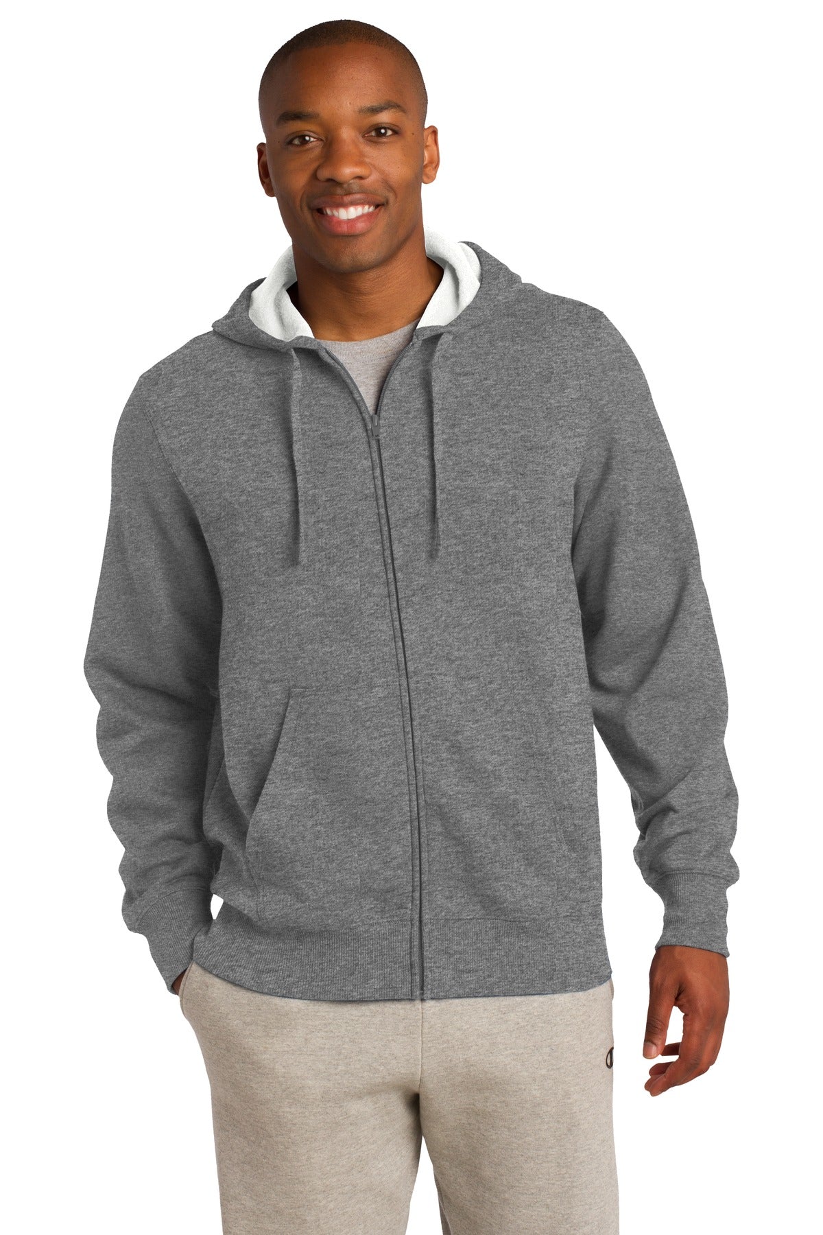 Custom Embroidered - Sport-Tek® Full-Zip Hooded Sweatshirt. ST258