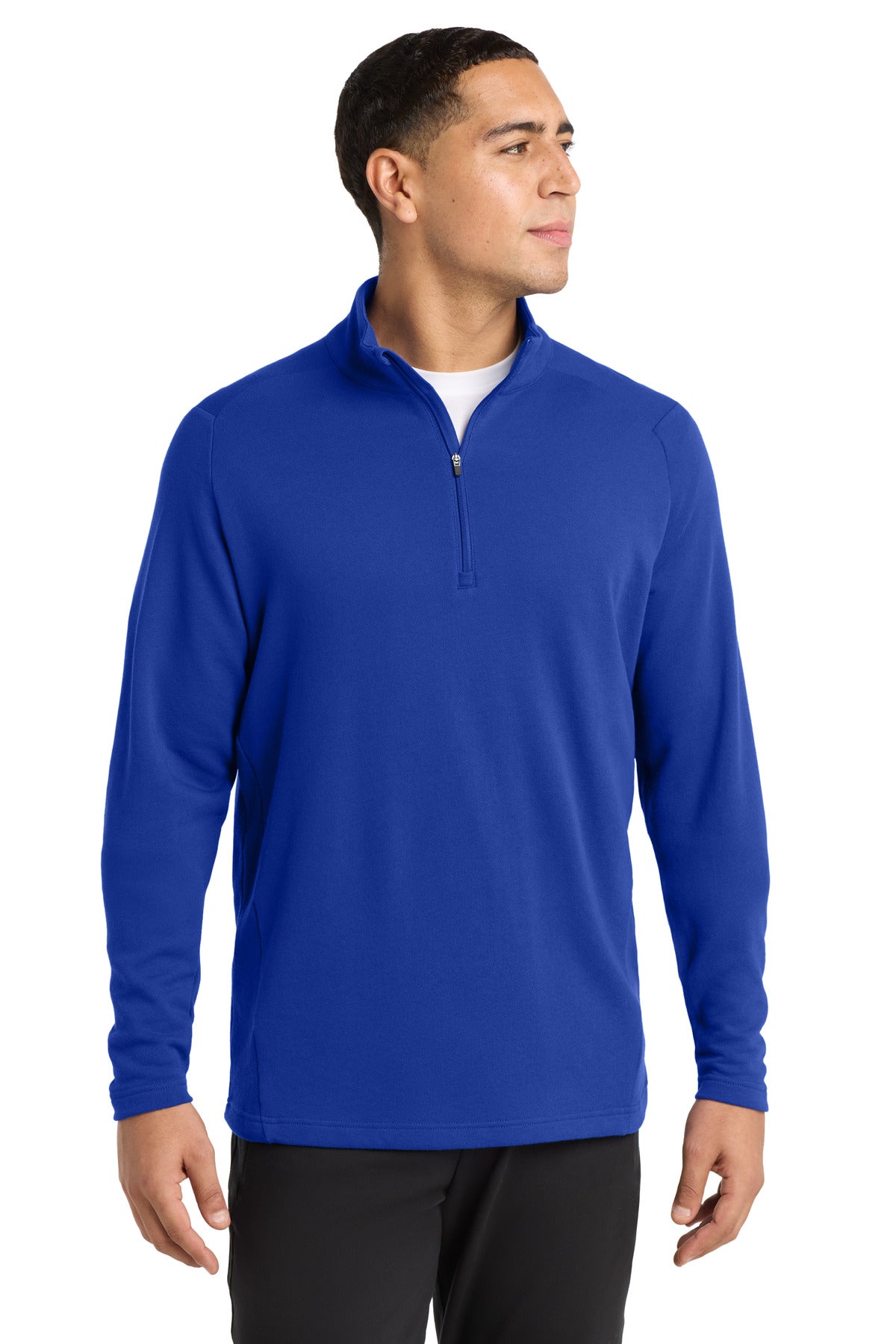 Custom Embroidery or DTF Print - Sport-Tek ® Lightweight French Terry 1/4-Zip Pullover. ST273