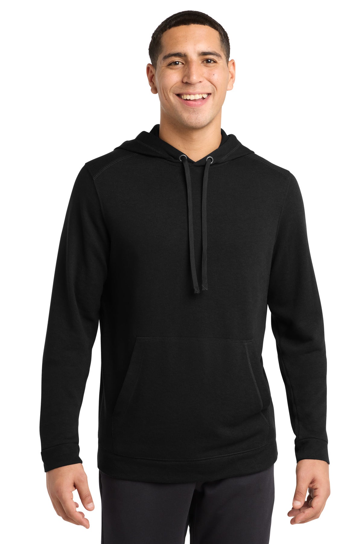 Custom Embroidery or DTF Print - Sport-Tek ® PosiCharge ® Tri-Blend Wicking Fleece Hooded Pullover. ST296