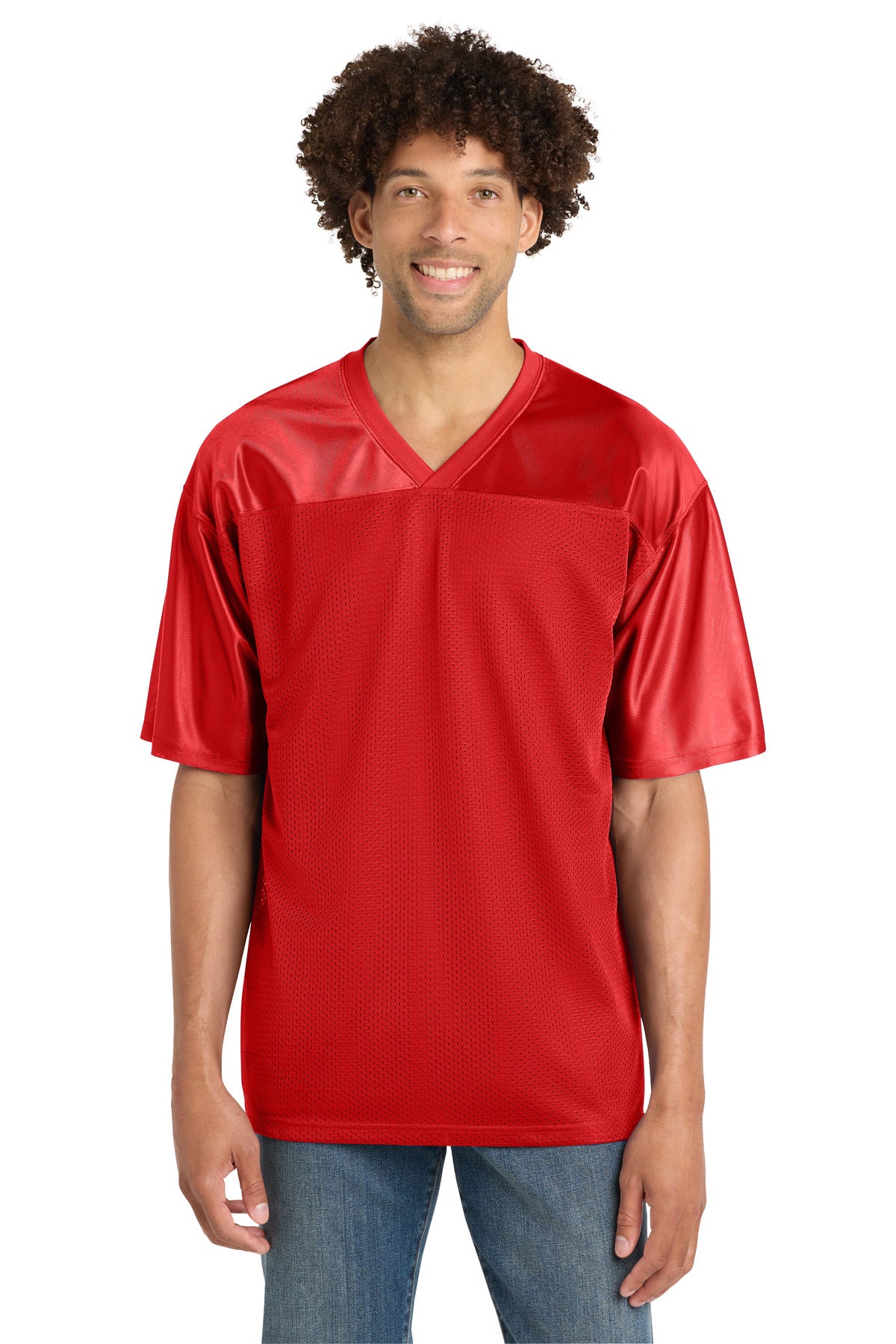 Custom Embroidery or DTF Print - Sport-Tek ® PosiCharge ® Replica Jersey. ST307