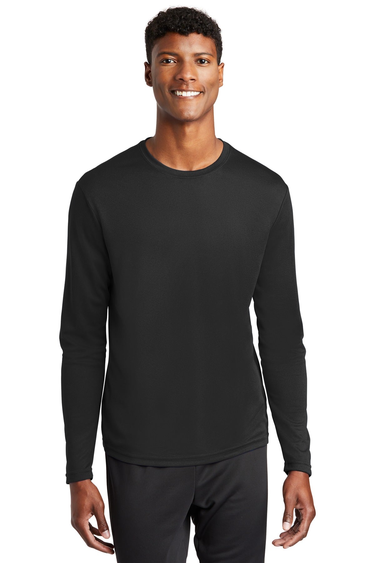 Custom Embroidered - Sport-Tek® PosiCharge® RacerMesh® Long Sleeve Tee. ST340LS