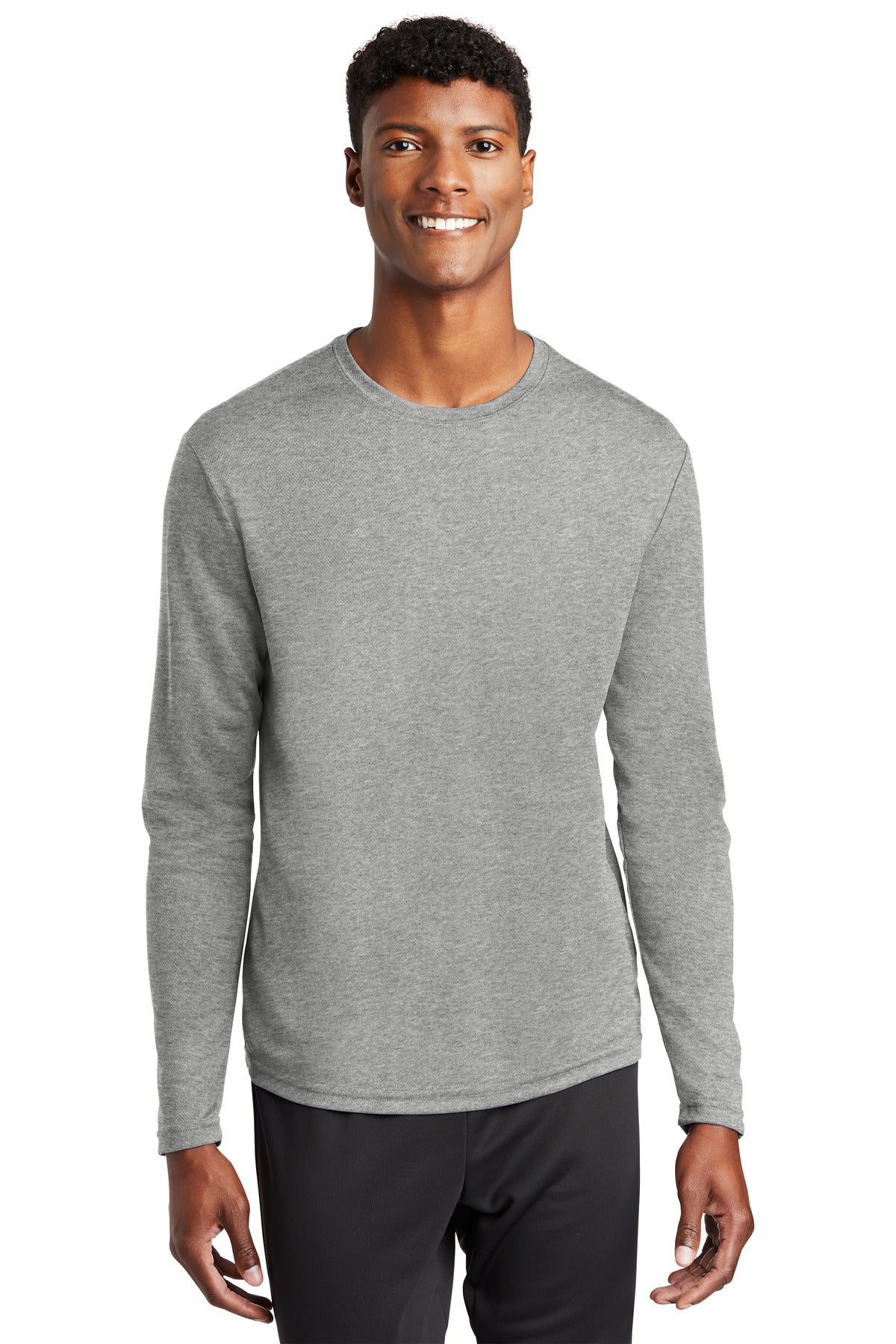 Custom Embroidered - Sport-Tek® PosiCharge® RacerMesh® Long Sleeve Tee. ST340LS