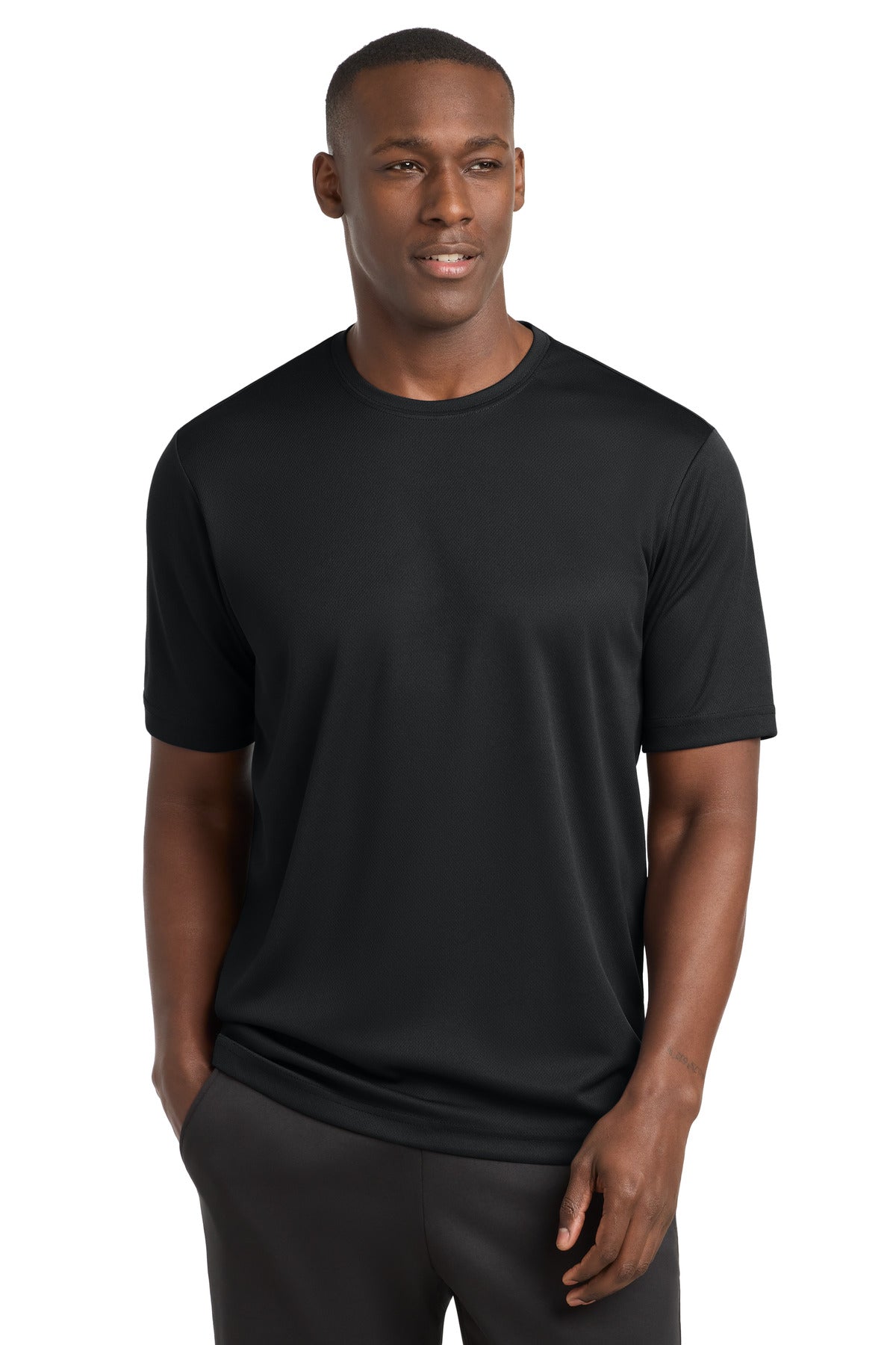 Custom Embroidery or DTF Print - Sport-Tek ® PosiCharge ® RacerMesh ® Tee. ST340