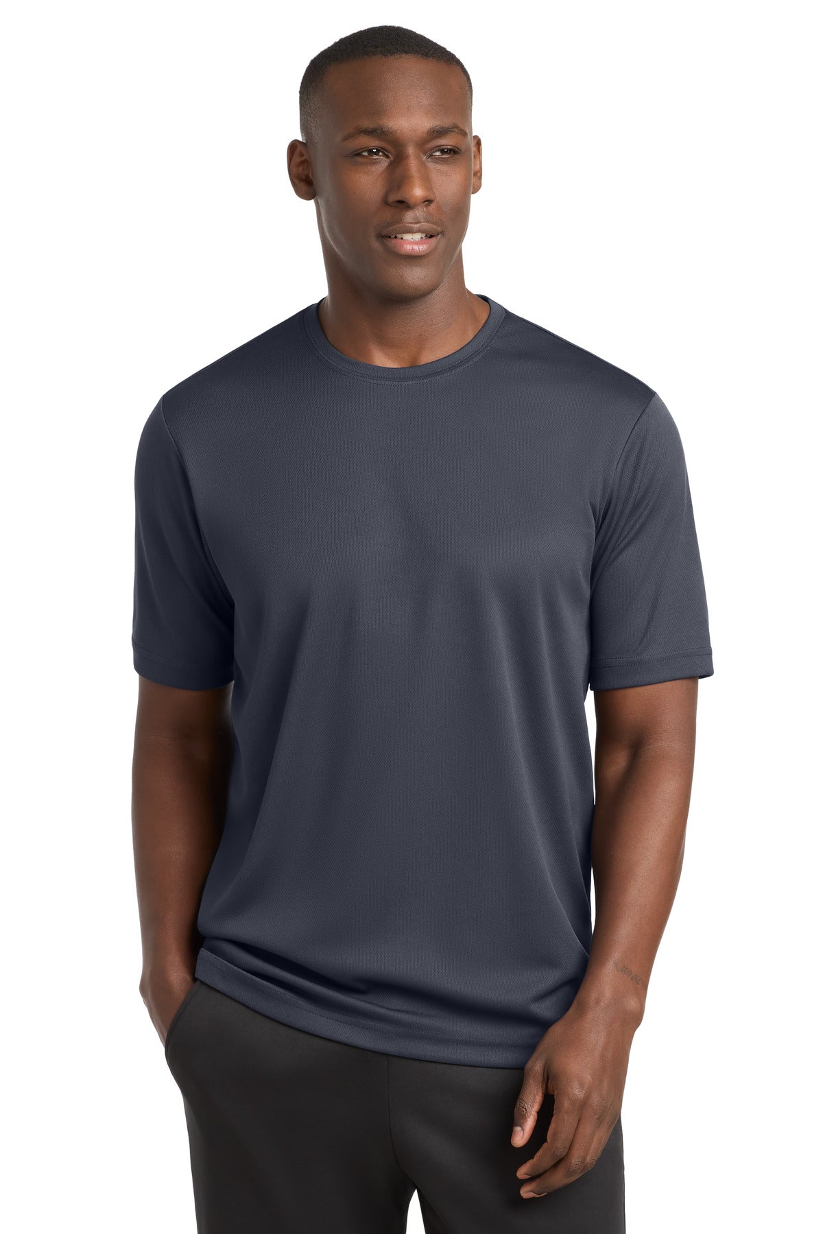 Custom Embroidery or DTF Print - Sport-Tek ® PosiCharge ® RacerMesh ® Tee. ST340