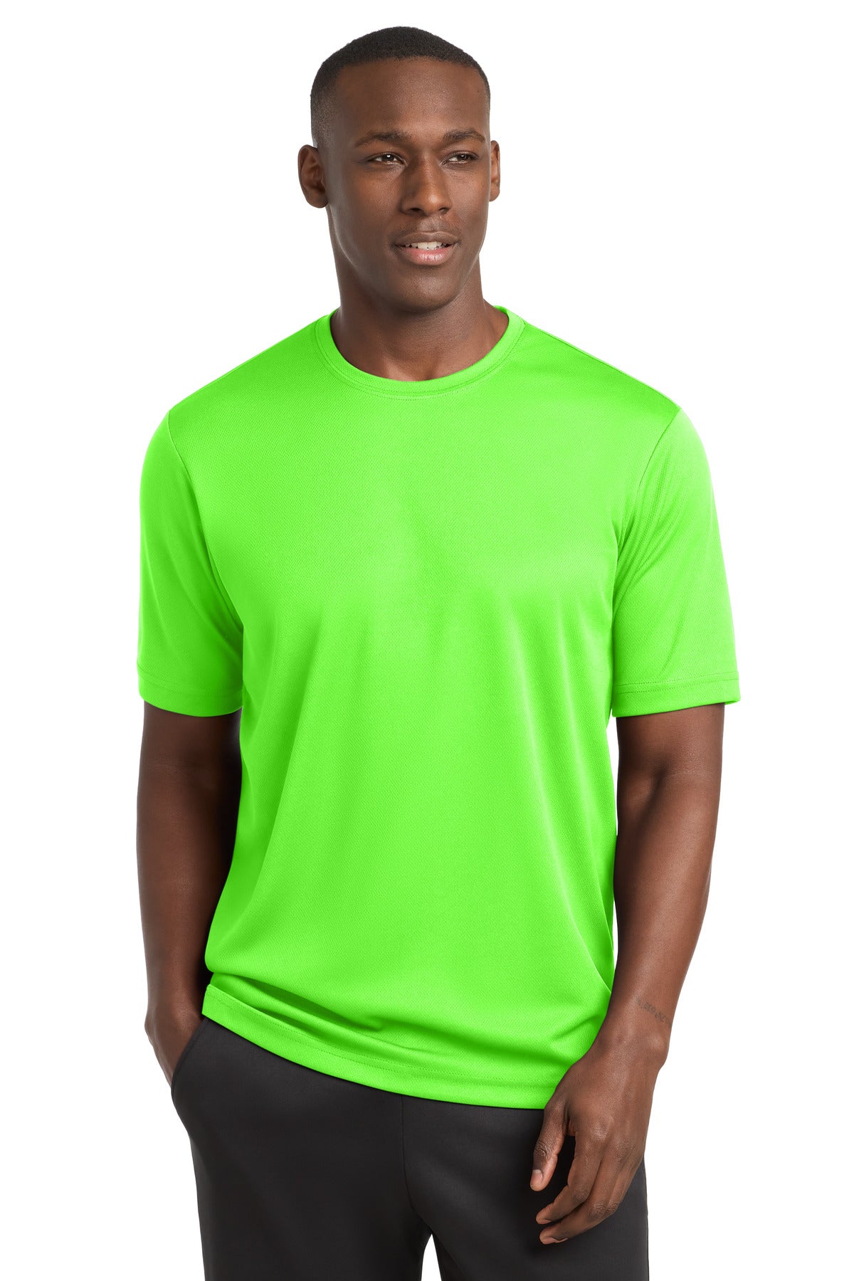 Custom Embroidery or DTF Print - Sport-Tek ® PosiCharge ® RacerMesh ® Tee. ST340