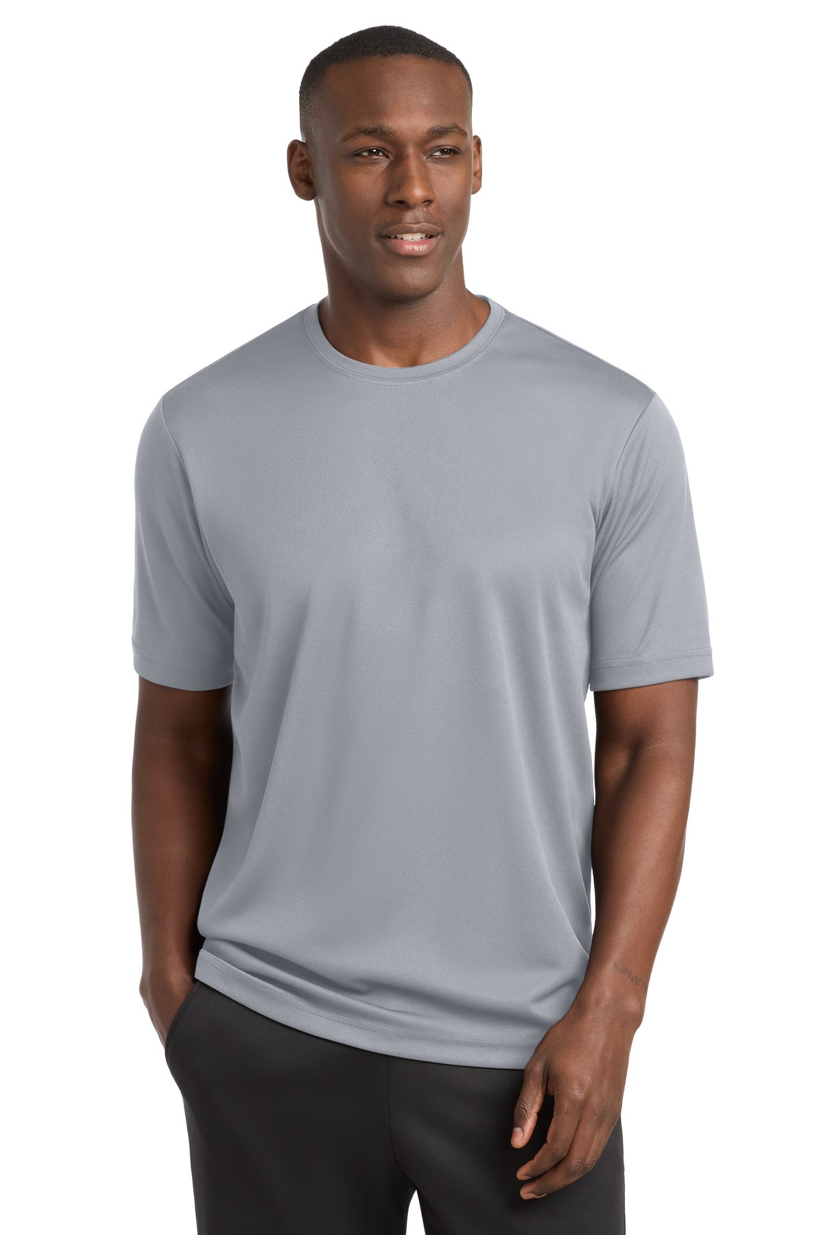 Custom Embroidery or DTF Print - Sport-Tek ® PosiCharge ® RacerMesh ® Tee. ST340