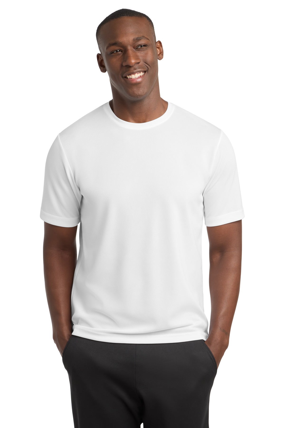 Custom Embroidery or DTF Print - Sport-Tek ® PosiCharge ® RacerMesh ® Tee. ST340