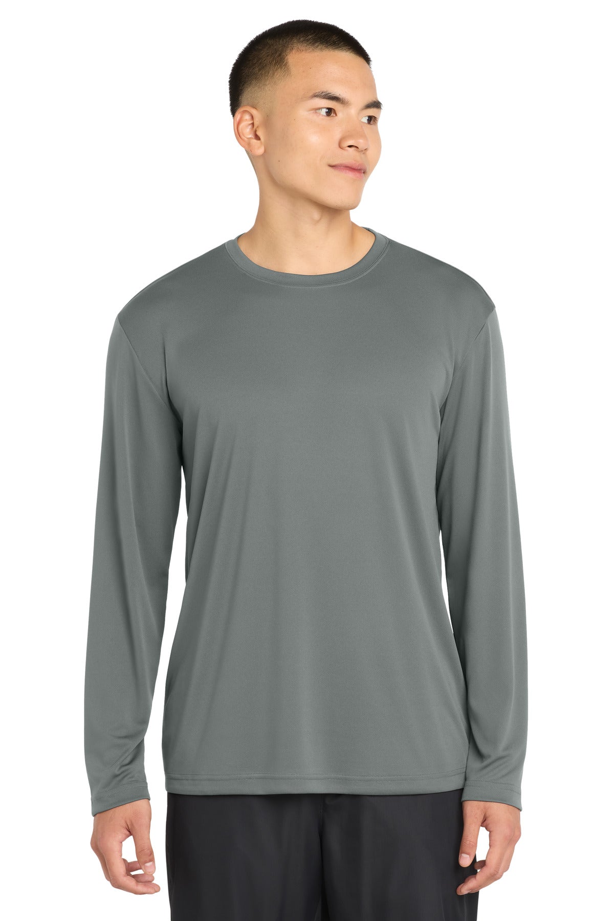 Custom Embroidery or DTF Print - Sport-Tek ® Long Sleeve PosiCharge ® Competitor™ Tee. ST350LS