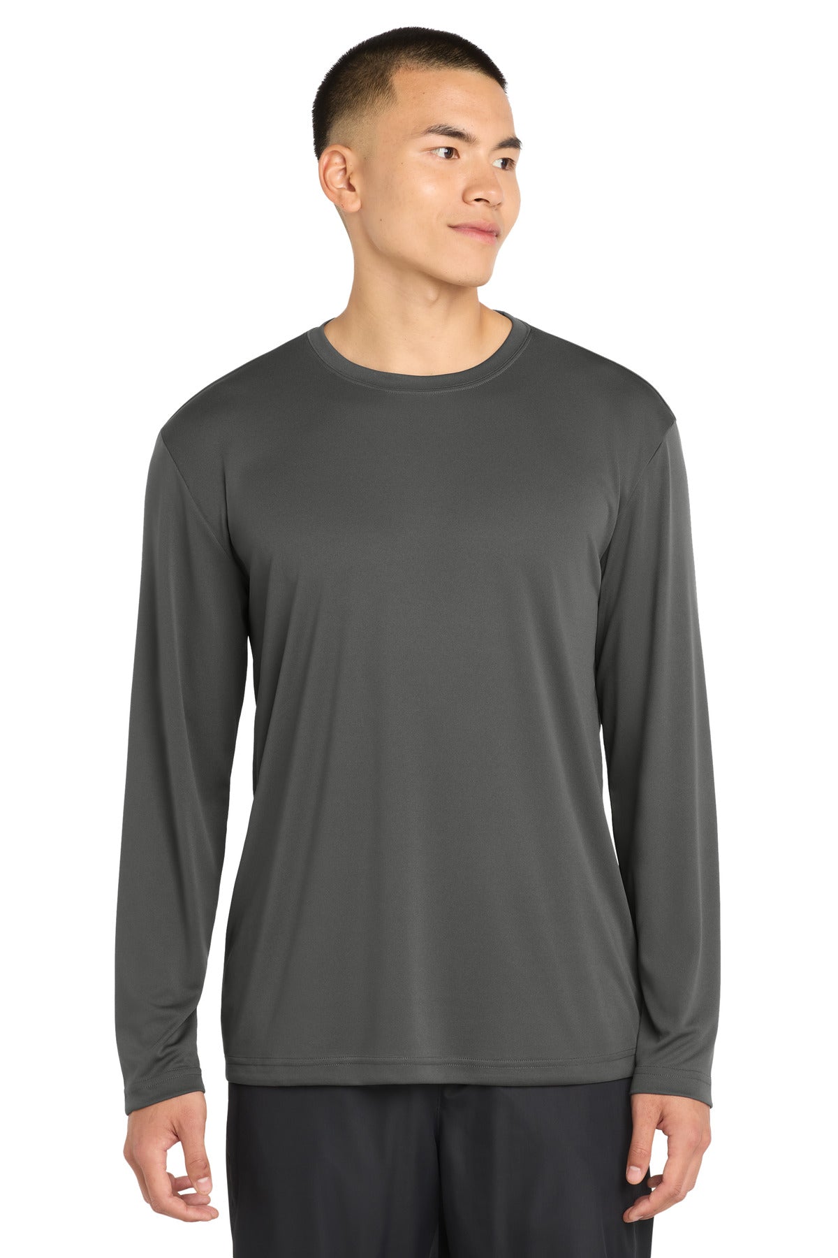 Custom Embroidery or DTF Print - Sport-Tek ® Long Sleeve PosiCharge ® Competitor™ Tee. ST350LS