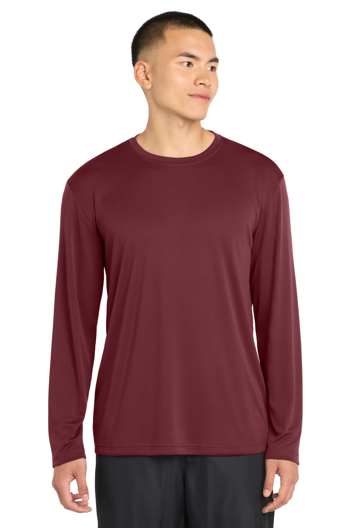 Custom Embroidery or DTF Print - Sport-Tek ® Long Sleeve PosiCharge ® Competitor™ Tee. ST350LS