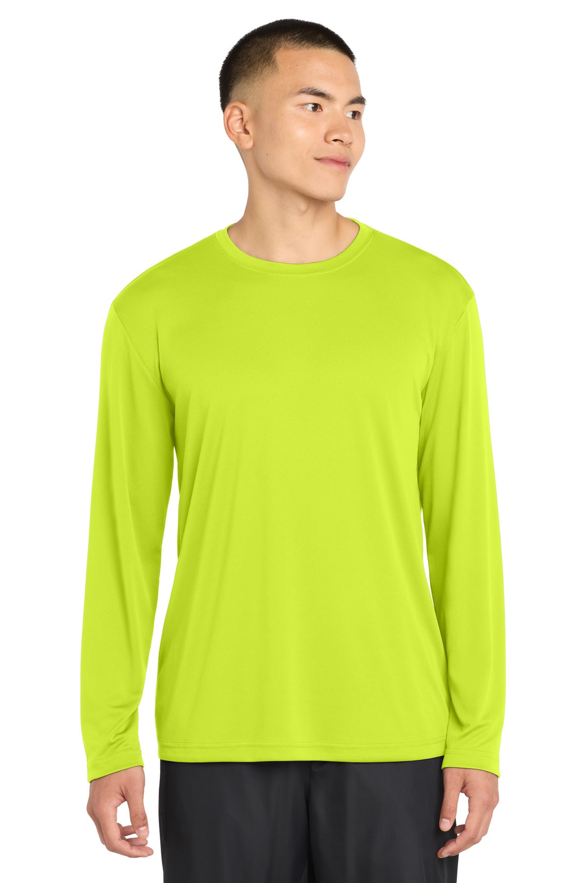 Custom Embroidery or DTF Print - Sport-Tek ® Long Sleeve PosiCharge ® Competitor™ Tee. ST350LS