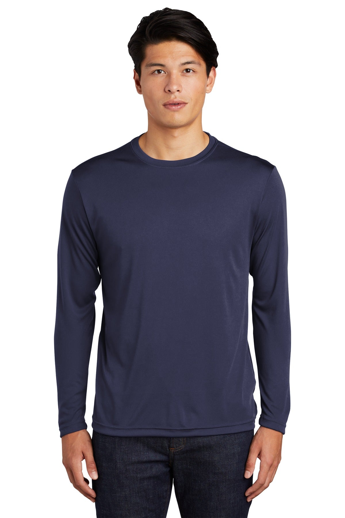 Custom Embroidered - Sport-Tek® Long Sleeve PosiCharge® Competitor™ Tee. ST350LS