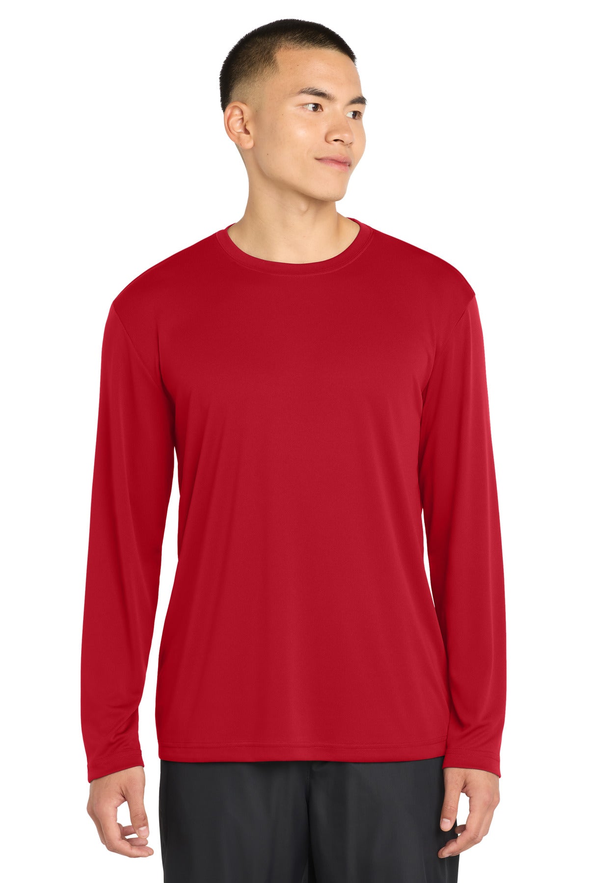 Custom Embroidery or DTF Print - Sport-Tek ® Long Sleeve PosiCharge ® Competitor™ Tee. ST350LS