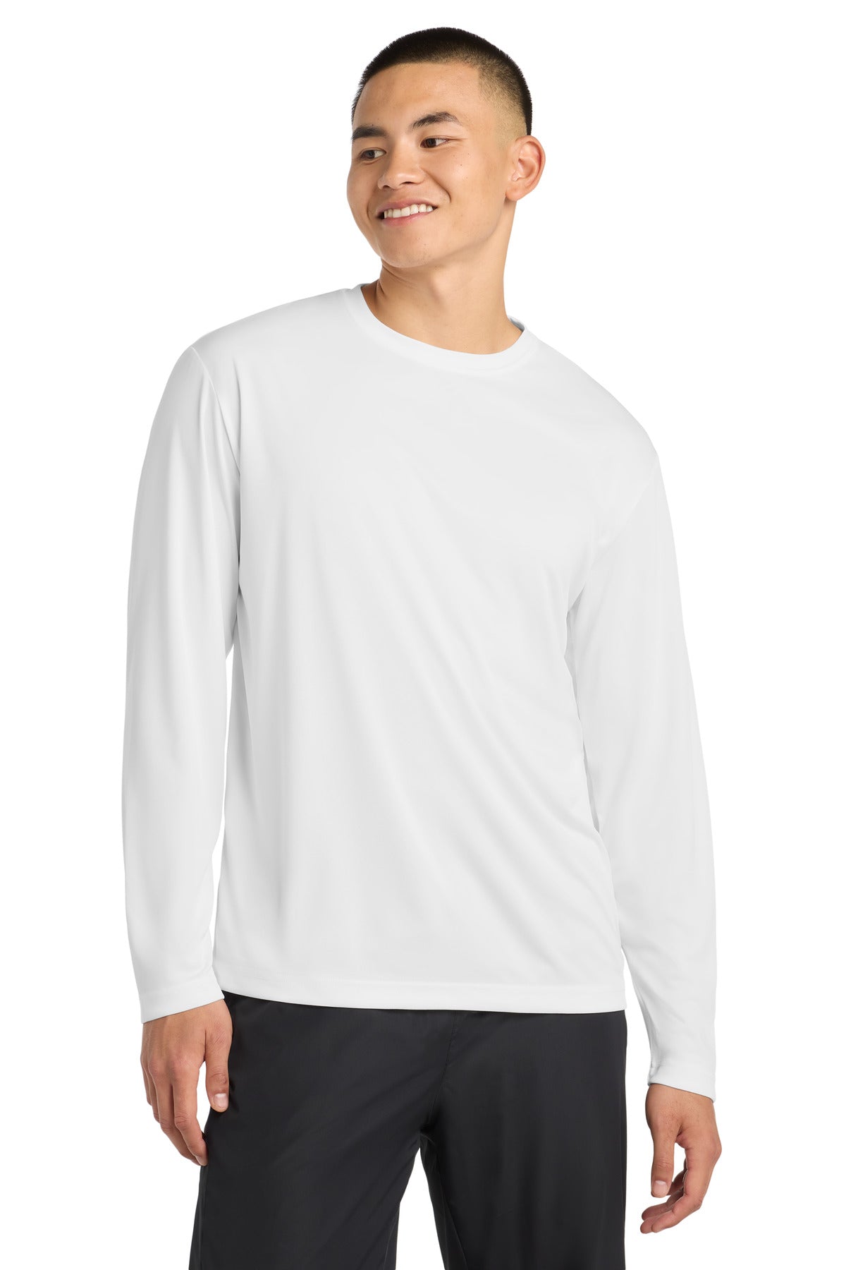 Custom Embroidery or DTF Print - Sport-Tek ® Long Sleeve PosiCharge ® Competitor™ Tee. ST350LS
