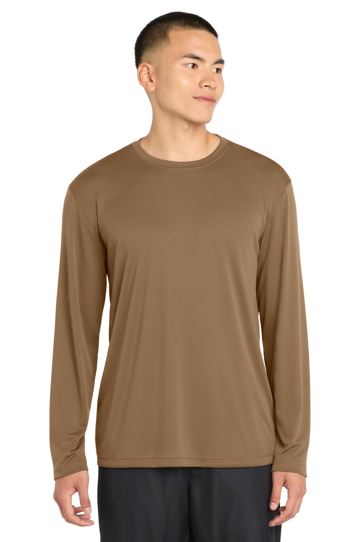Custom Embroidery or DTF Print - Sport-Tek ® Long Sleeve PosiCharge ® Competitor™ Tee. ST350LS