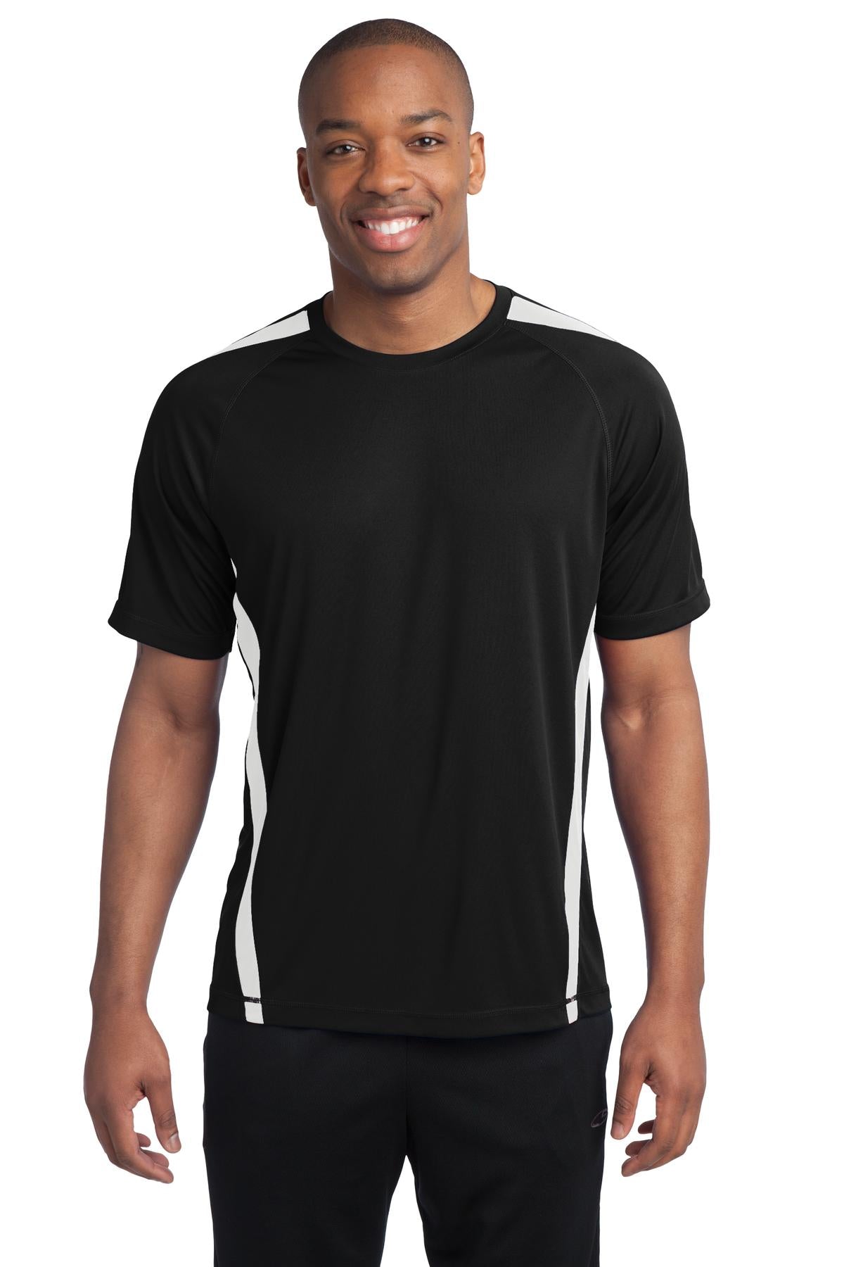 Custom Embroidered - Sport-Tek® Colorblock PosiCharge® Competitor™ Tee. ST351