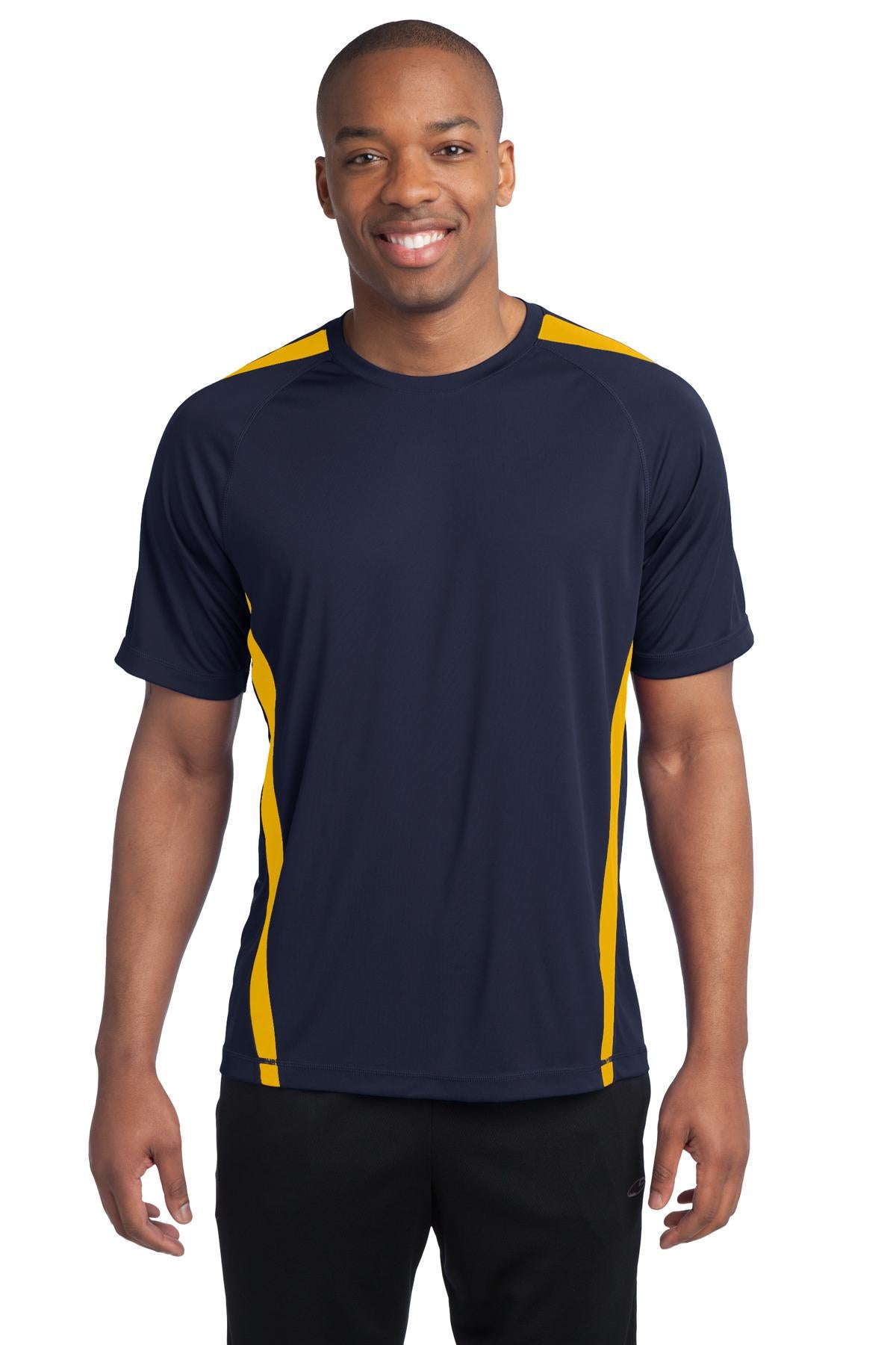 Custom Embroidered - Sport-Tek® Colorblock PosiCharge® Competitor™ Tee. ST351