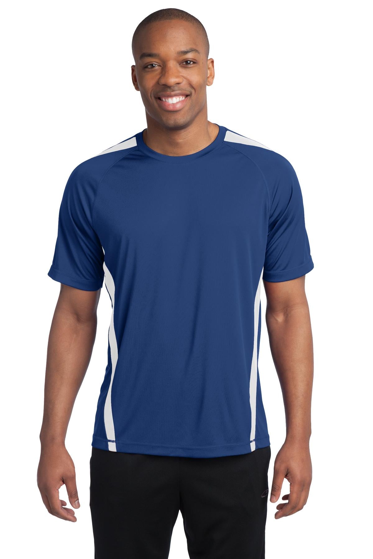Custom Embroidered - Sport-Tek® Colorblock PosiCharge® Competitor™ Tee. ST351