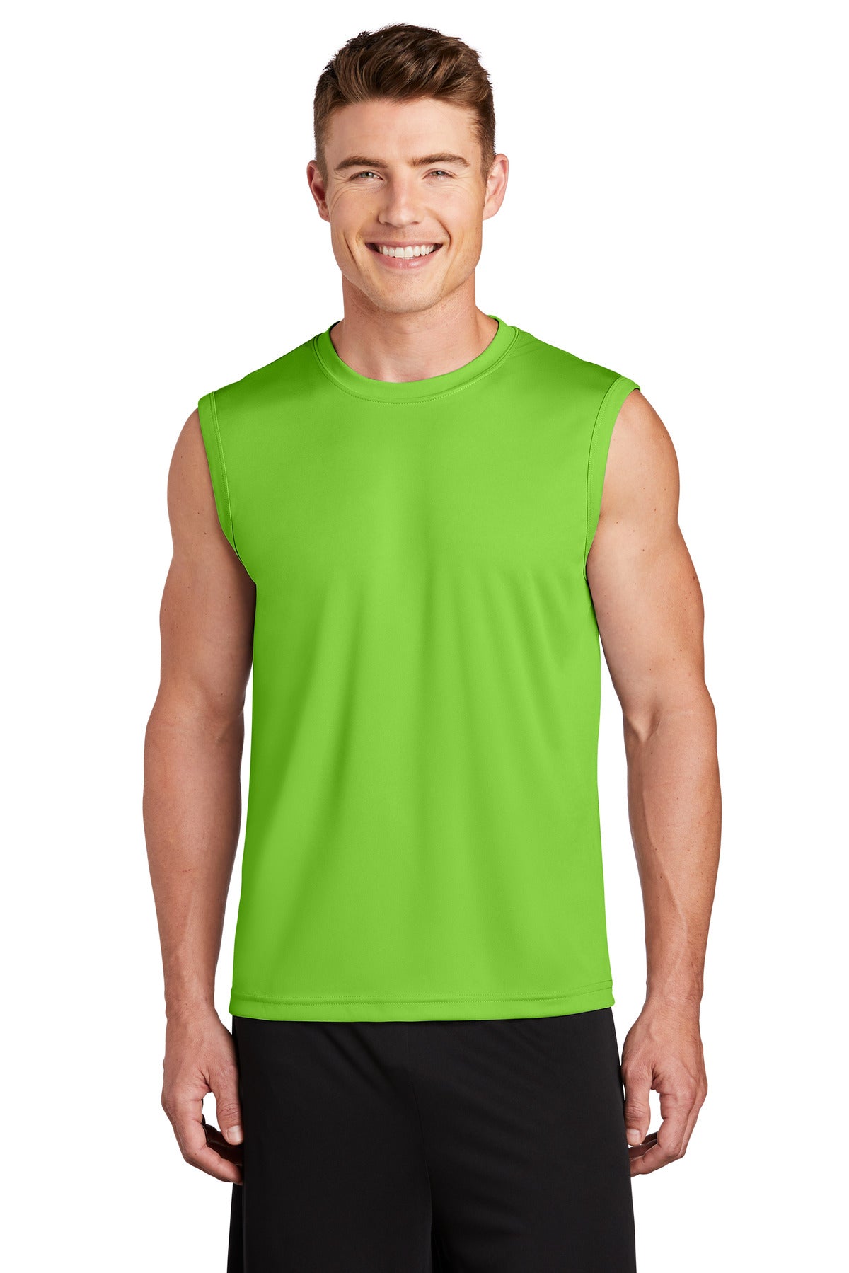 Custom Embroidered - Sport-Tek® Sleeveless PosiCharge® Competitor™ Tee. ST352