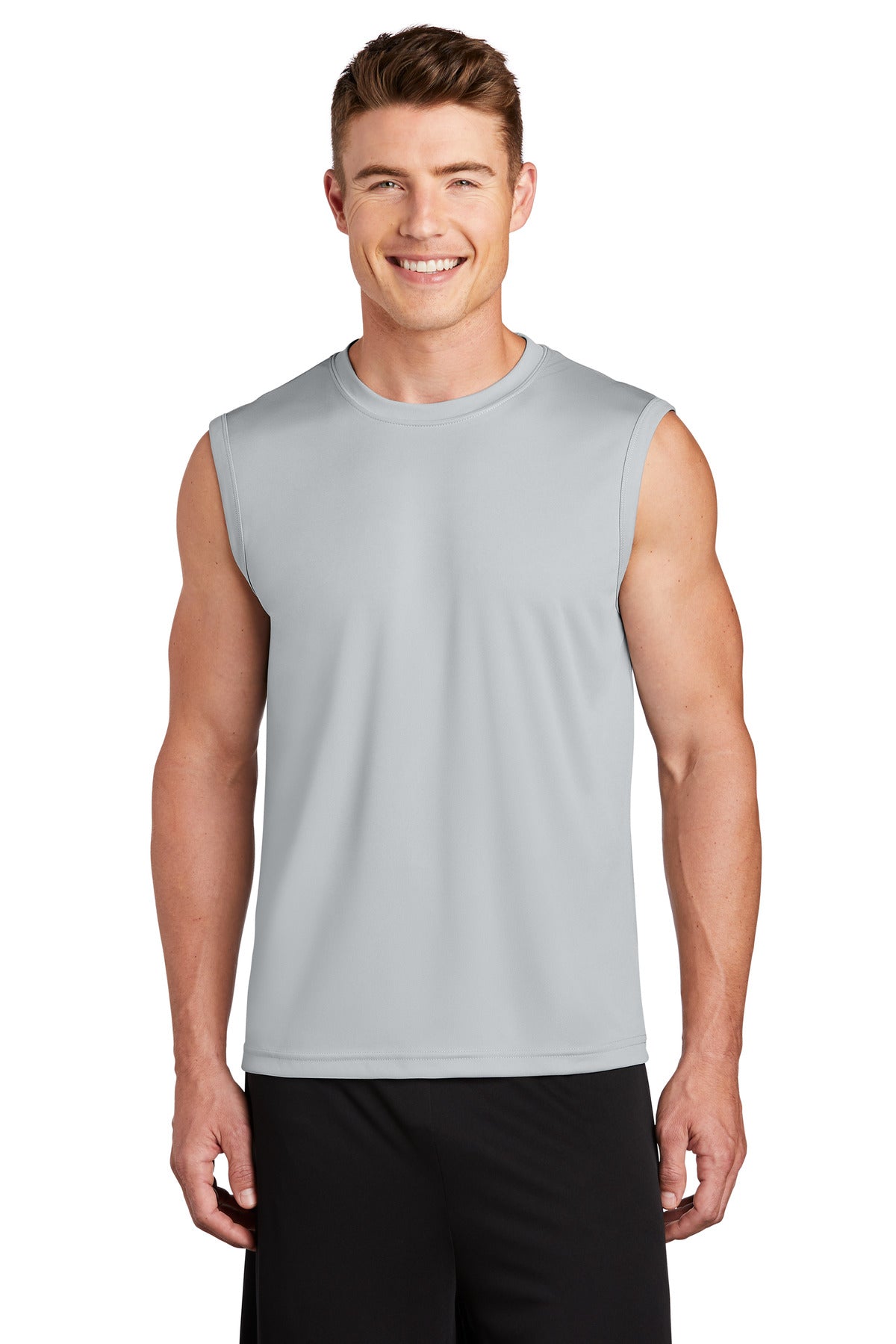 Custom Embroidered - Sport-Tek® Sleeveless PosiCharge® Competitor™ Tee. ST352