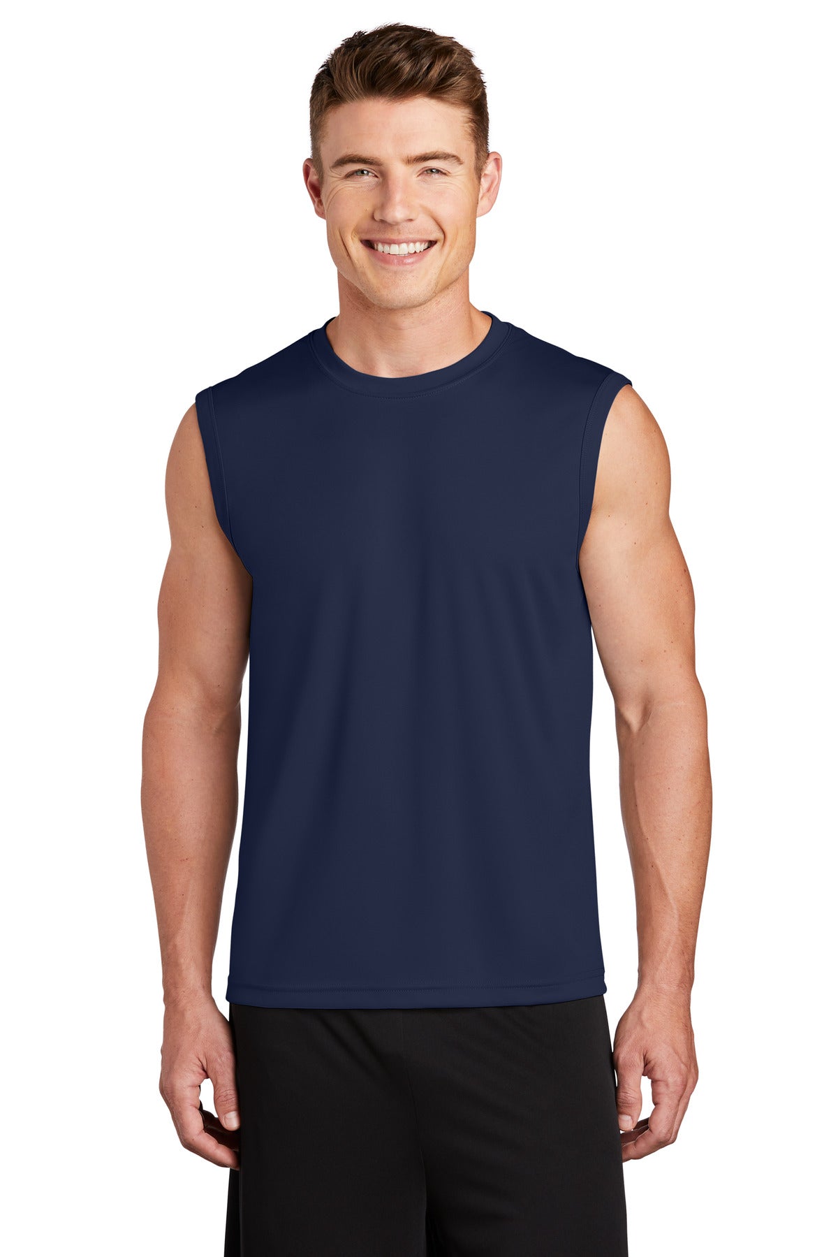 Custom Embroidered - Sport-Tek® Sleeveless PosiCharge® Competitor™ Tee. ST352