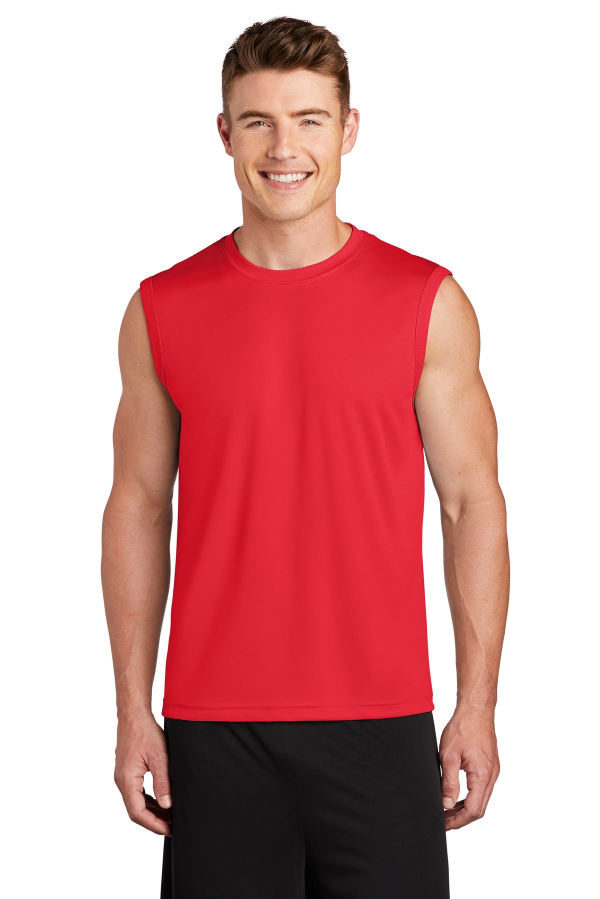 Custom Embroidered - Sport-Tek® Sleeveless PosiCharge® Competitor™ Tee. ST352