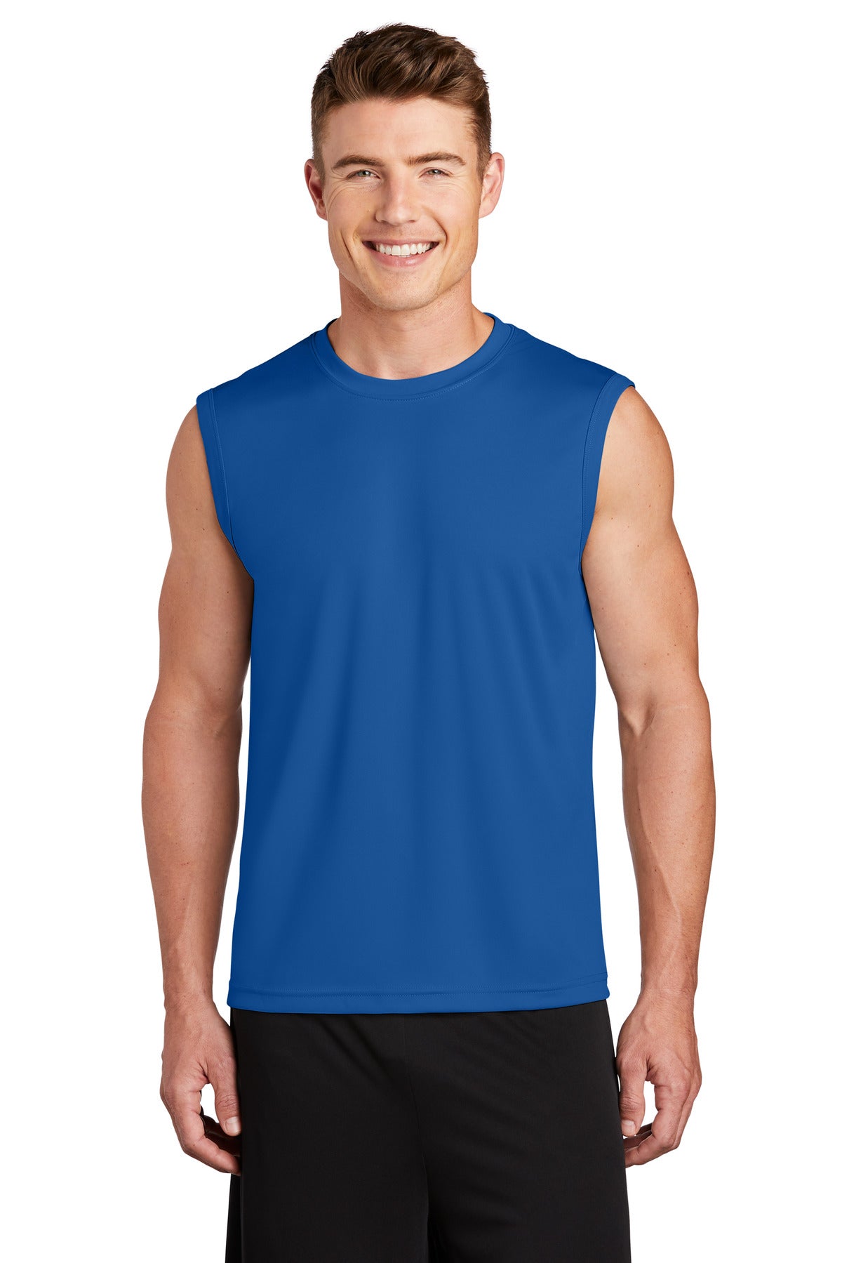 Custom Embroidered - Sport-Tek® Sleeveless PosiCharge® Competitor™ Tee. ST352