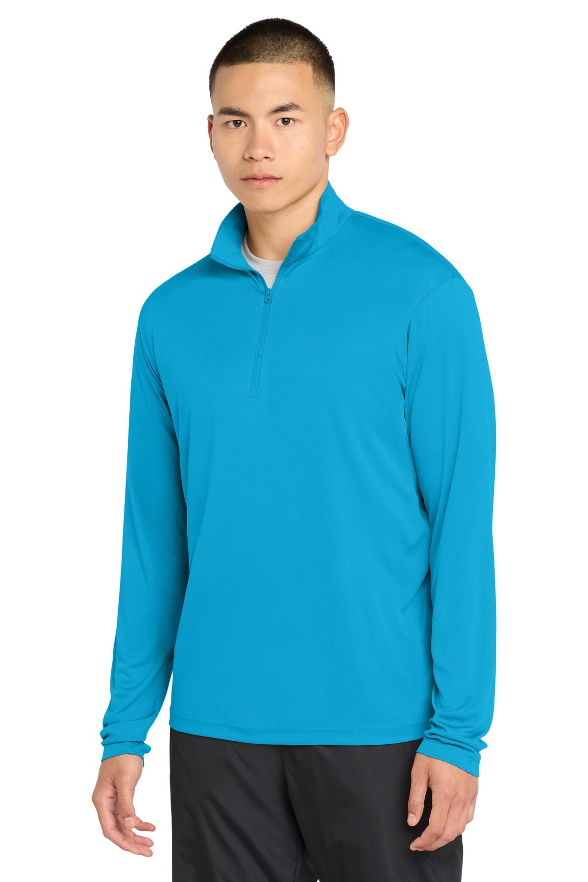 Custom Embroidery or DTF Print - Sport-Tek ® PosiCharge ® Competitor ™ 1/4-Zip Pullover. ST357