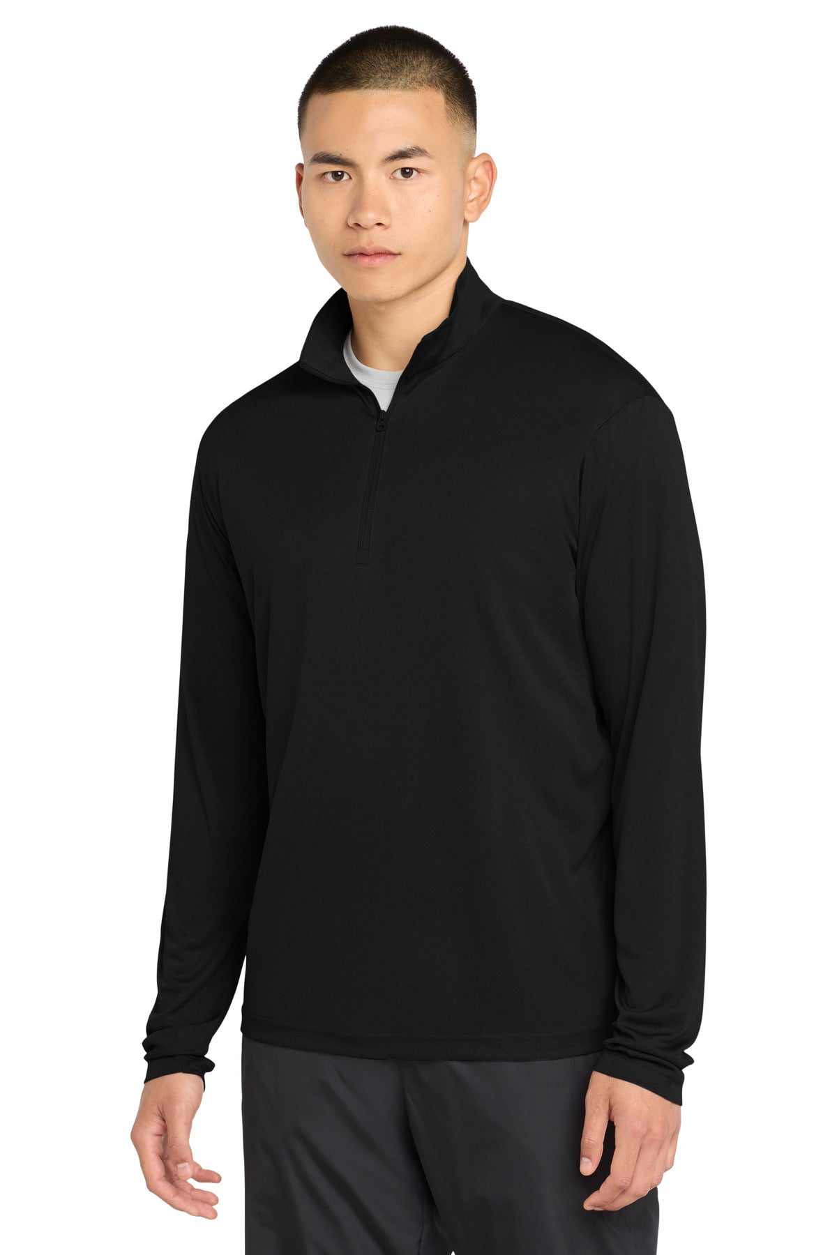 Custom Embroidery or DTF Print - Sport-Tek ® PosiCharge ® Competitor ™ 1/4-Zip Pullover. ST357
