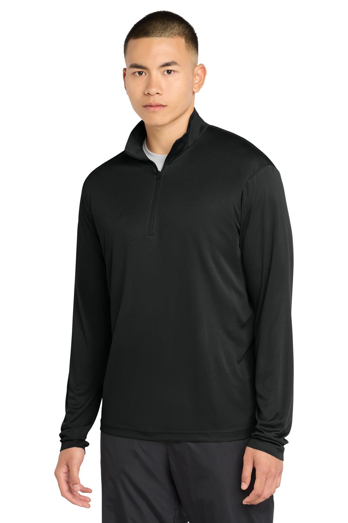 Custom Embroidery or DTF Print - Sport-Tek ® PosiCharge ® Competitor ™ 1/4-Zip Pullover. ST357