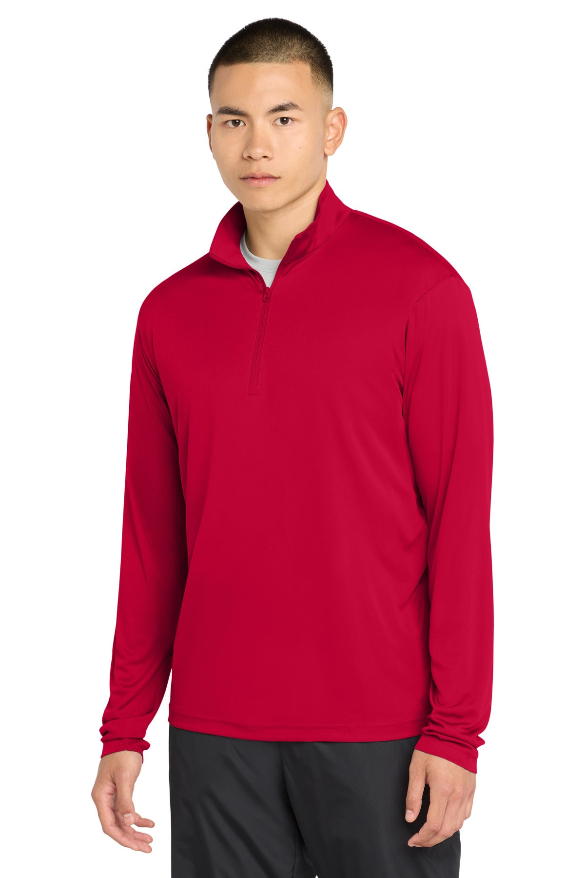 Custom Embroidery or DTF Print - Sport-Tek ® PosiCharge ® Competitor ™ 1/4-Zip Pullover. ST357