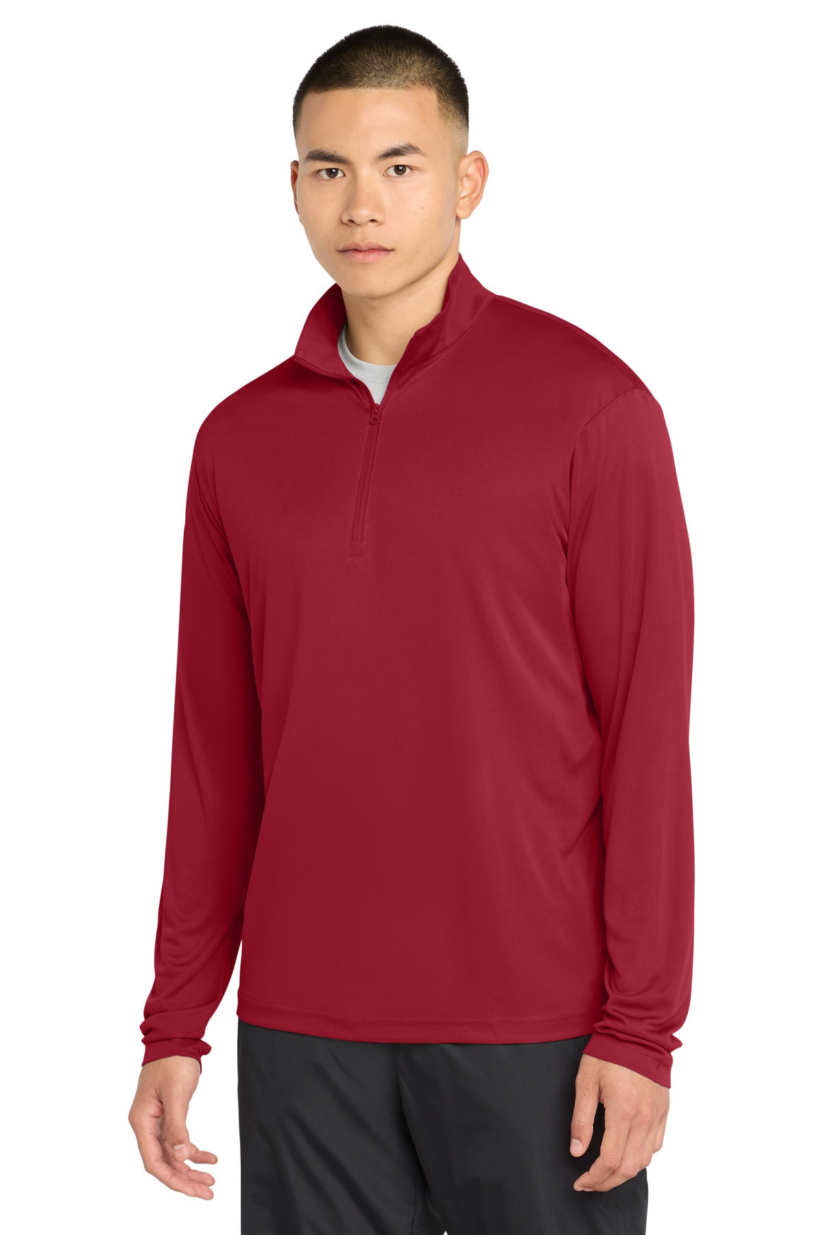 Custom Embroidery or DTF Print - Sport-Tek ® PosiCharge ® Competitor ™ 1/4-Zip Pullover. ST357