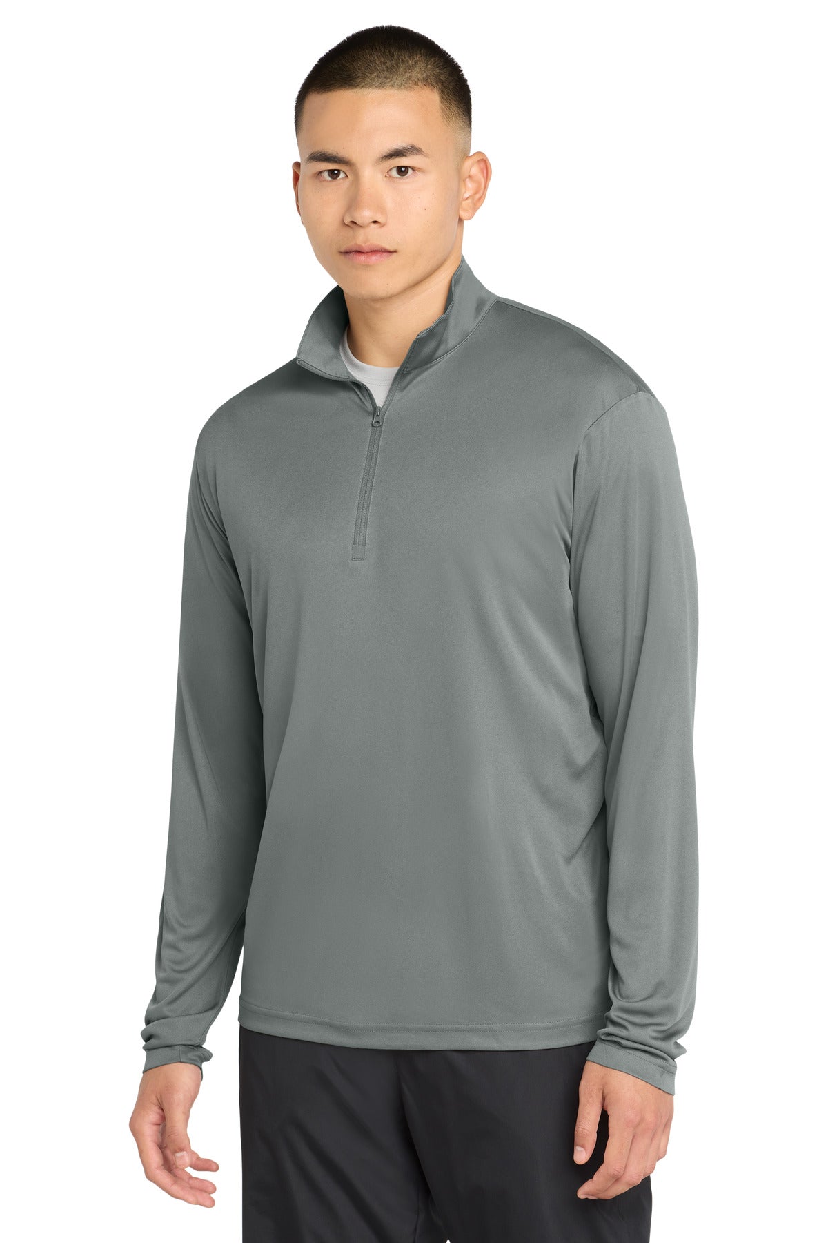 Custom Embroidery or DTF Print - Sport-Tek ® PosiCharge ® Competitor ™ 1/4-Zip Pullover. ST357