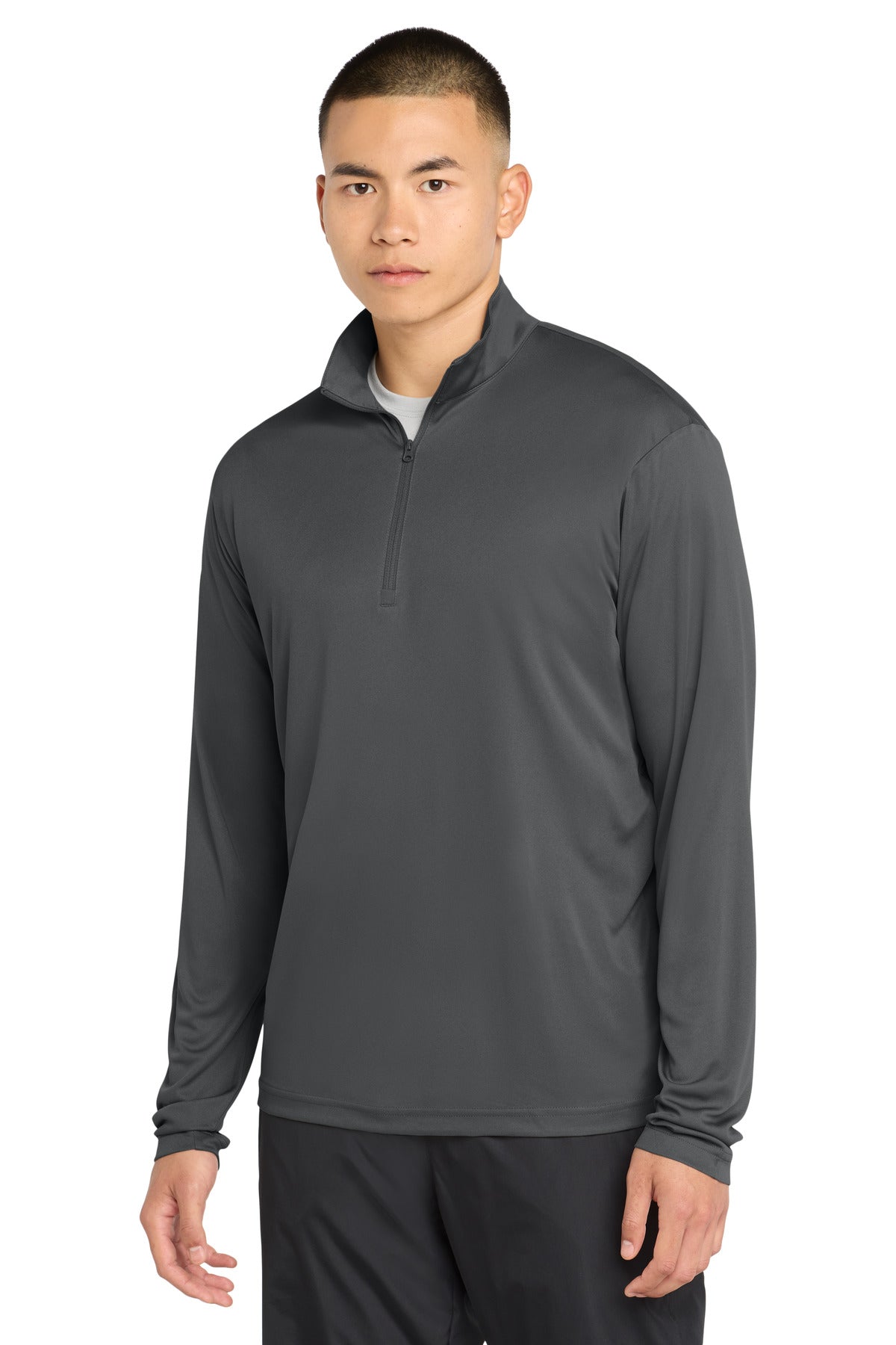 Custom Embroidery or DTF Print - Sport-Tek ® PosiCharge ® Competitor ™ 1/4-Zip Pullover. ST357