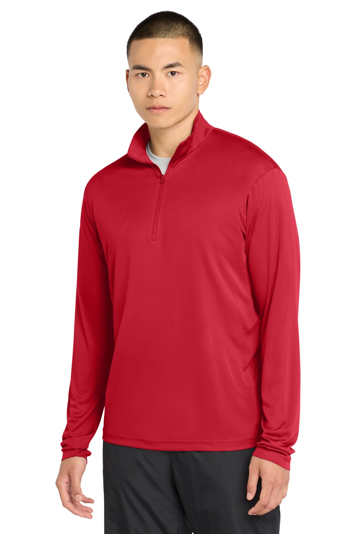 Custom Embroidery or DTF Print - Sport-Tek ® PosiCharge ® Competitor ™ 1/4-Zip Pullover. ST357