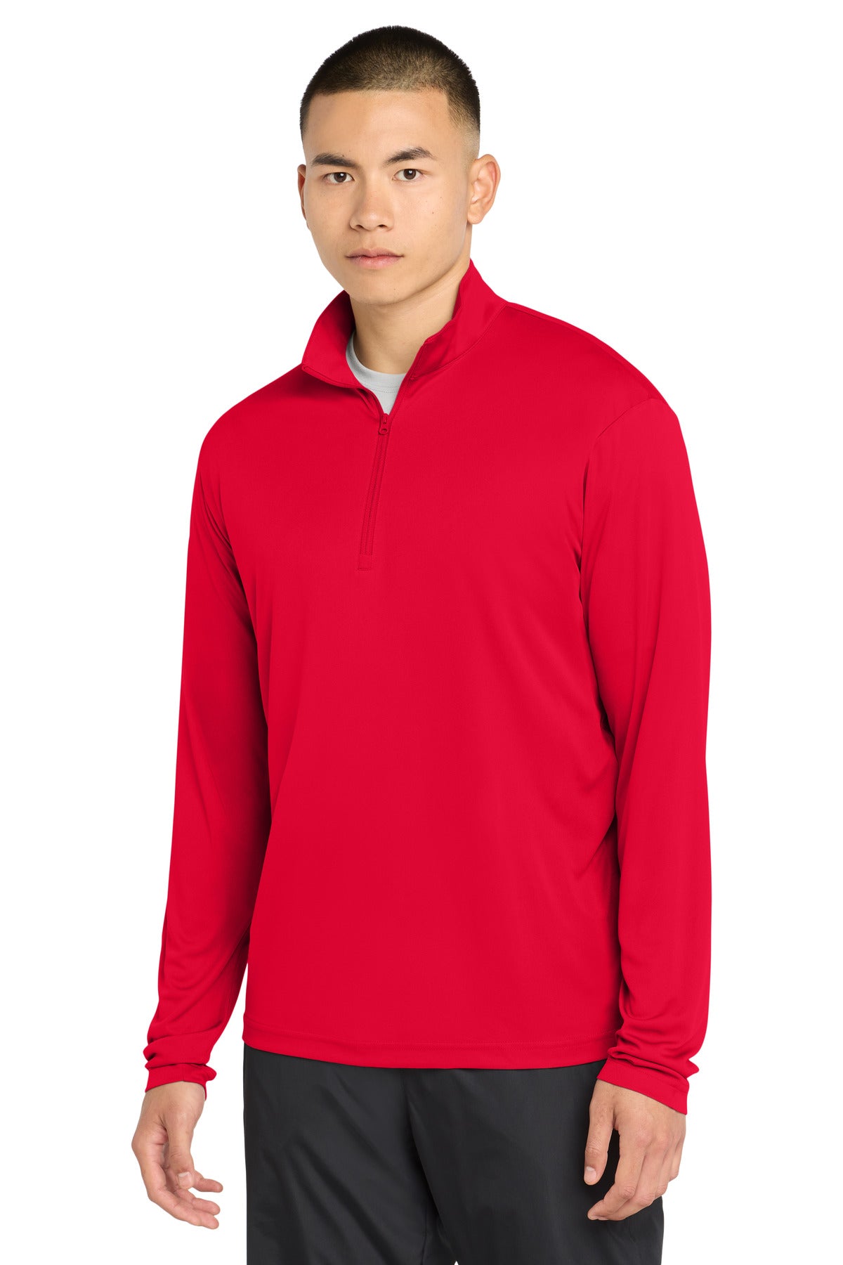 Custom Embroidery or DTF Print - Sport-Tek ® PosiCharge ® Competitor ™ 1/4-Zip Pullover. ST357
