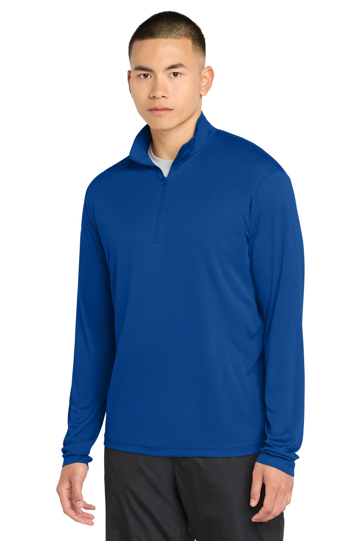 Custom Embroidery or DTF Print - Sport-Tek ® PosiCharge ® Competitor ™ 1/4-Zip Pullover. ST357